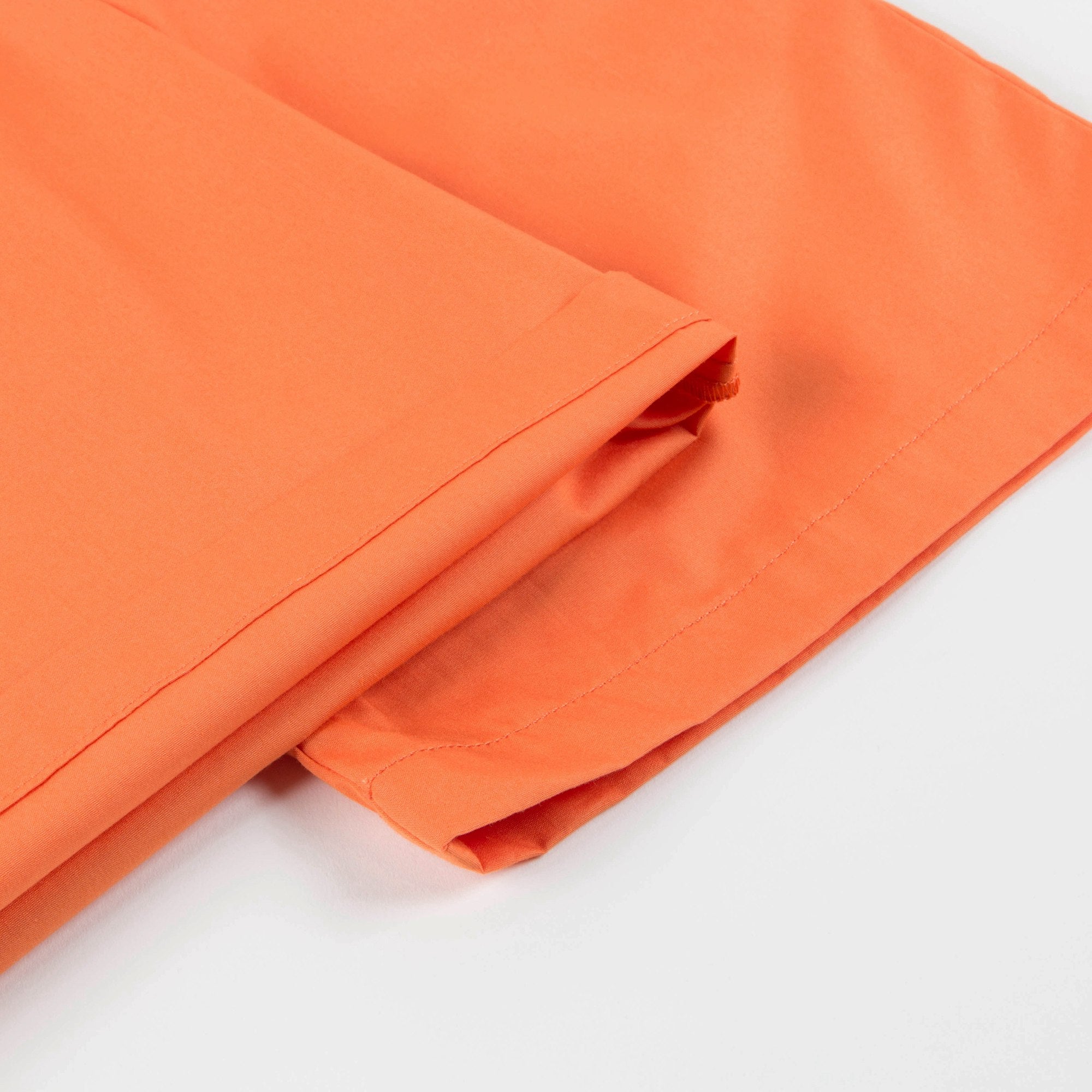 Girls Brick Cotton Solid Pleats Pant