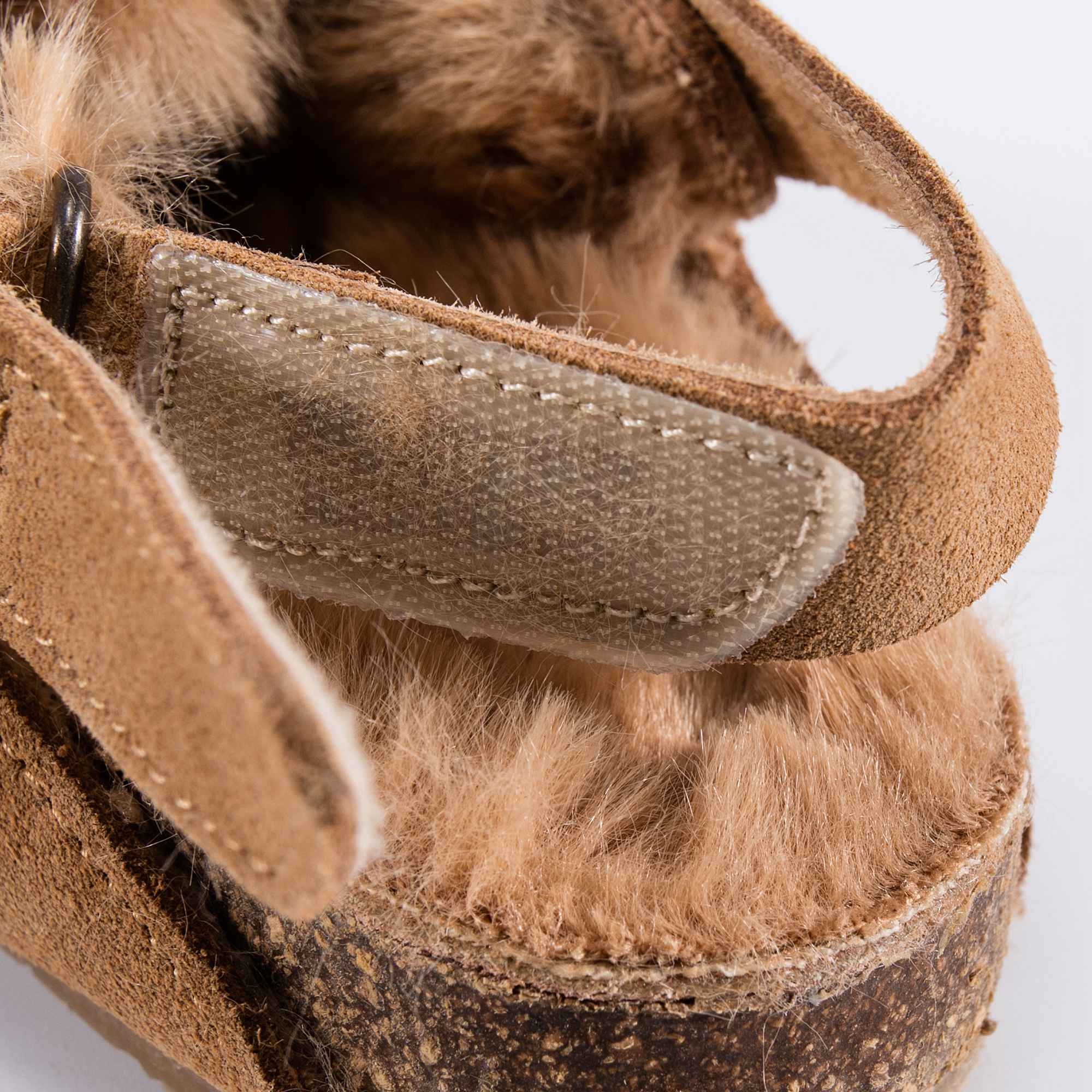 Girls Caramel Leather Flats