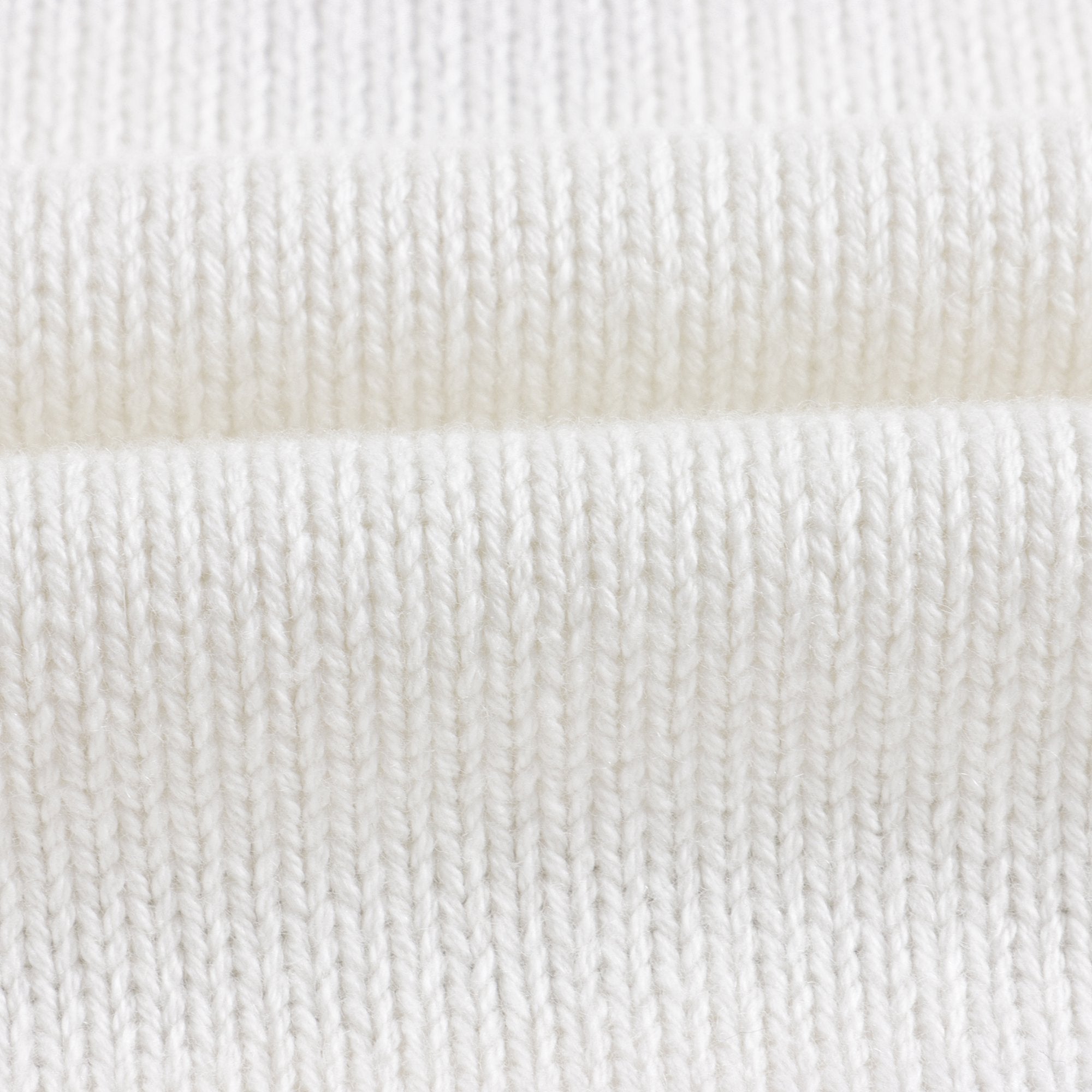 Girls White Logo Cotton Sweater