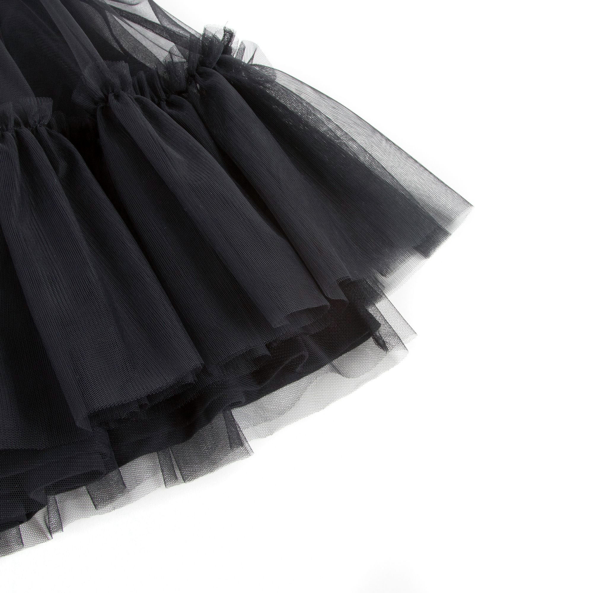Girls Black Skirt With Tulle