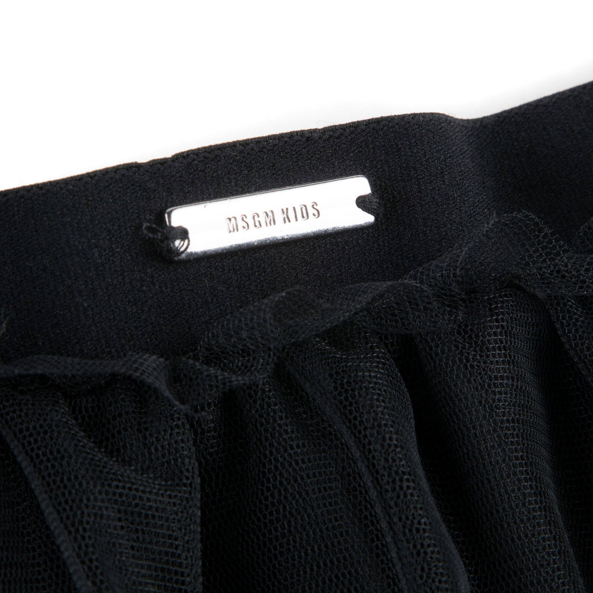 Girls Black Skirt With Tulle