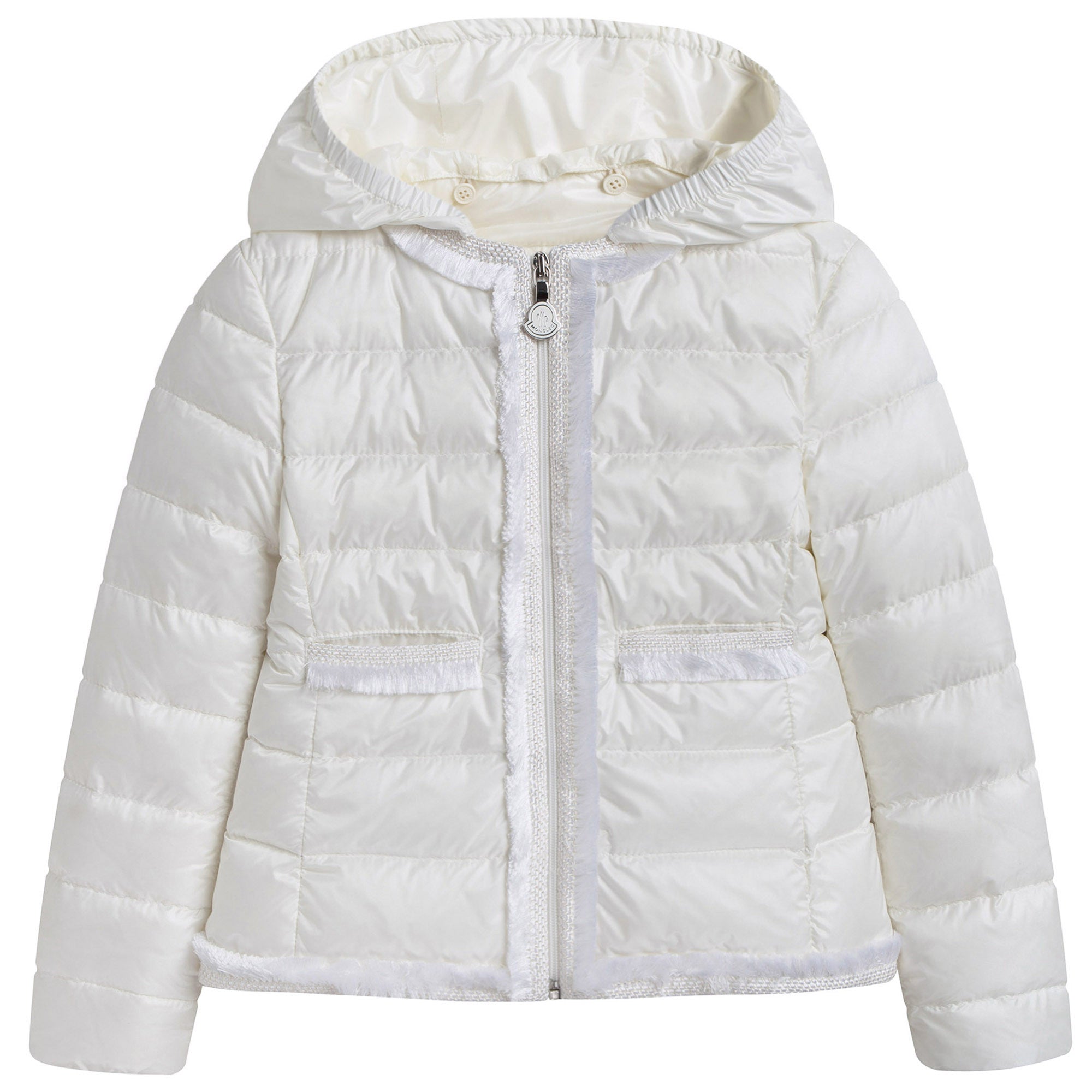 Girls White "Kamaria"Down Padded Jacket