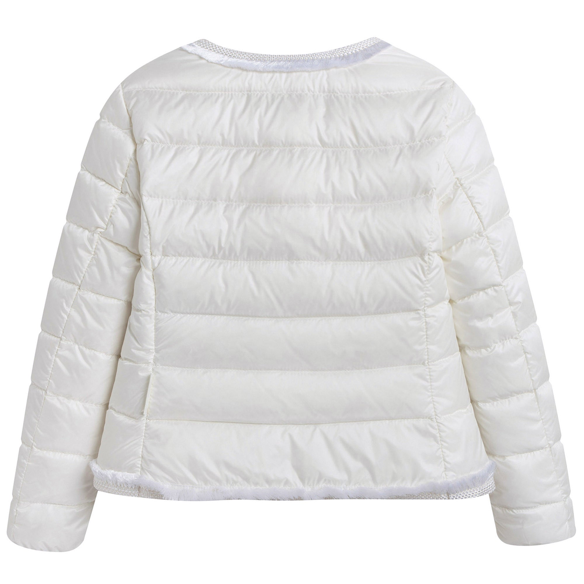 Girls White "Kamaria"Down Padded Jacket