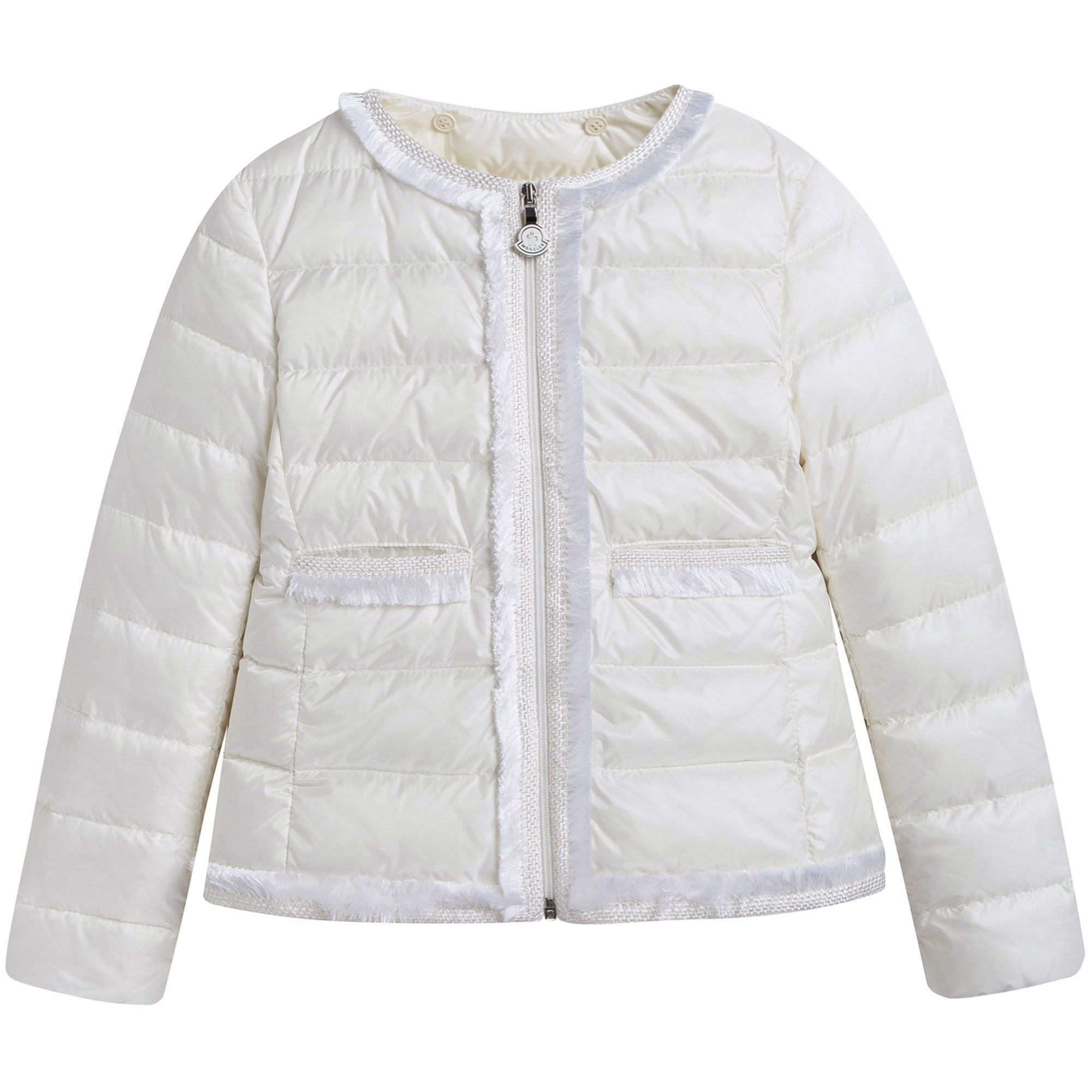 Girls White "Kamaria"Down Padded Jacket