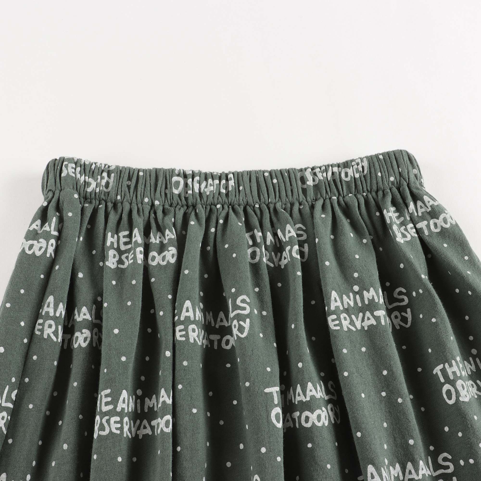 Girls Green Logo Skirt