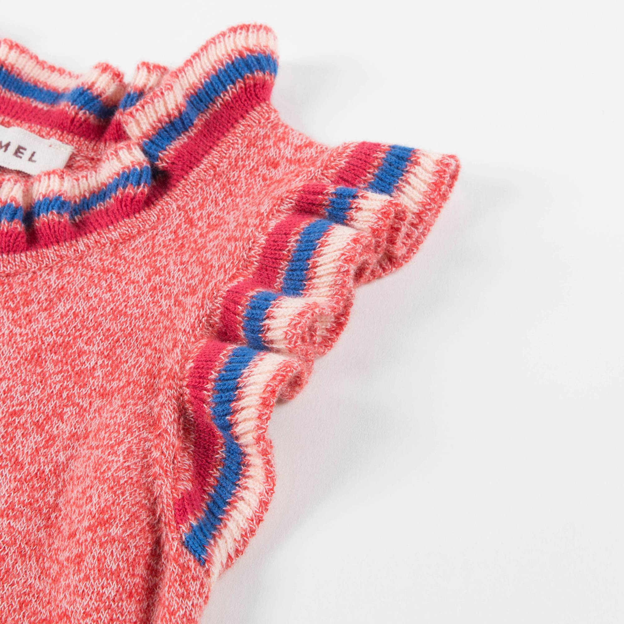 Girls Strawberry Cotton Knitwear Dress