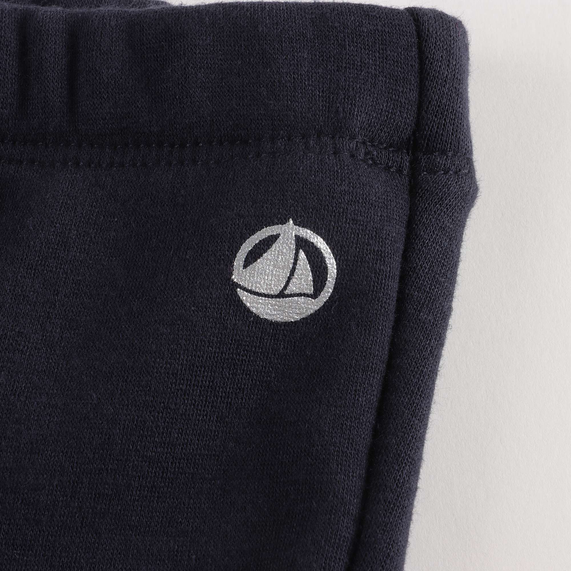 Girls Dark Navy Logo Trousers