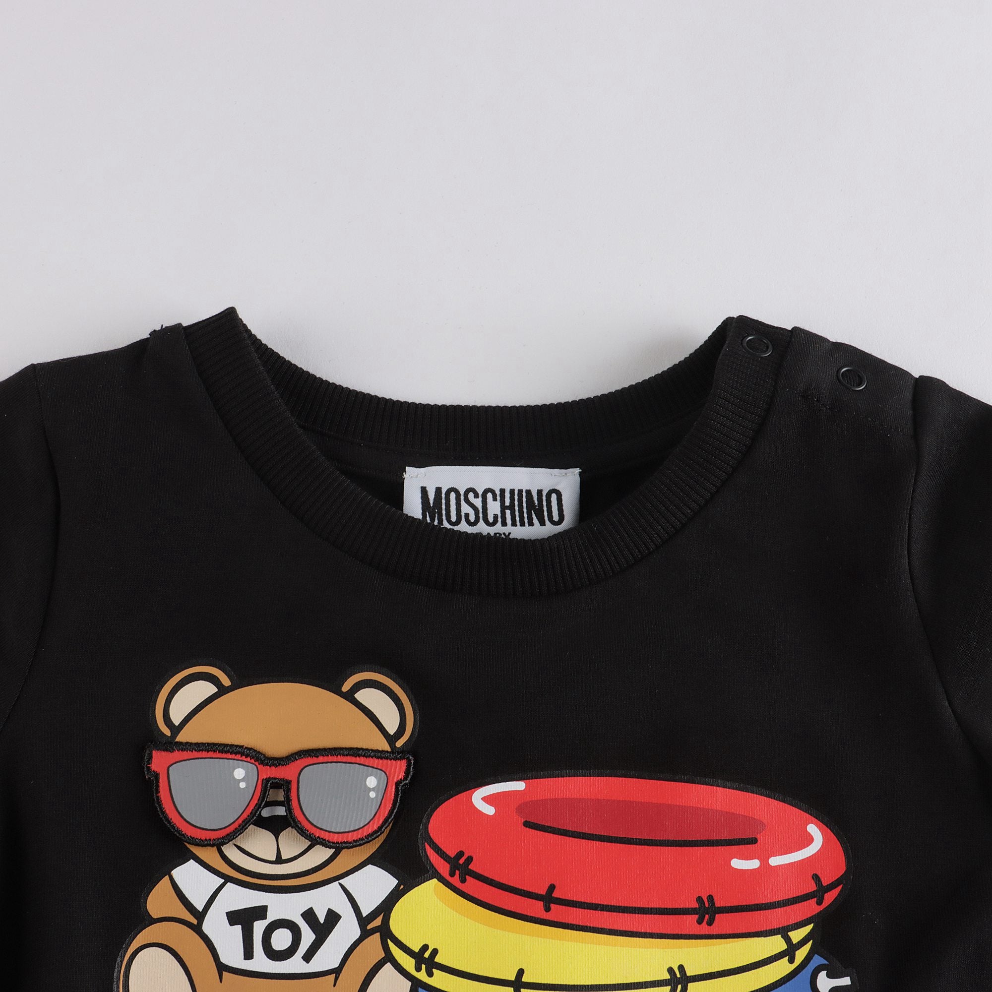 Baby Girls Black Bear Cotton Dress