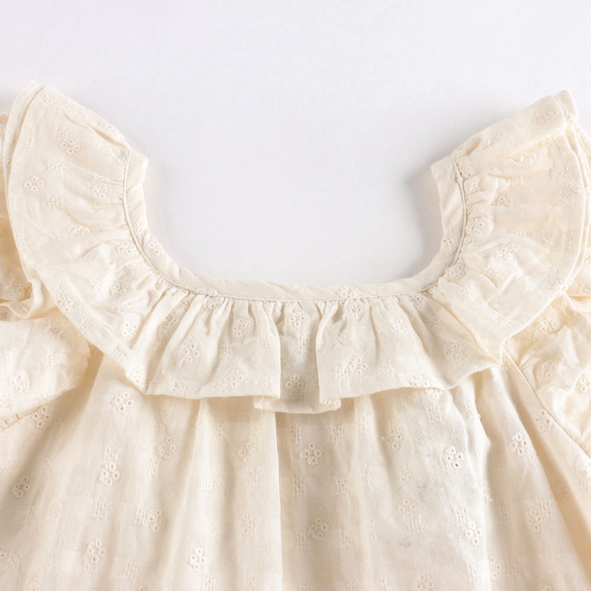 Baby Girls White Cotton Dress
