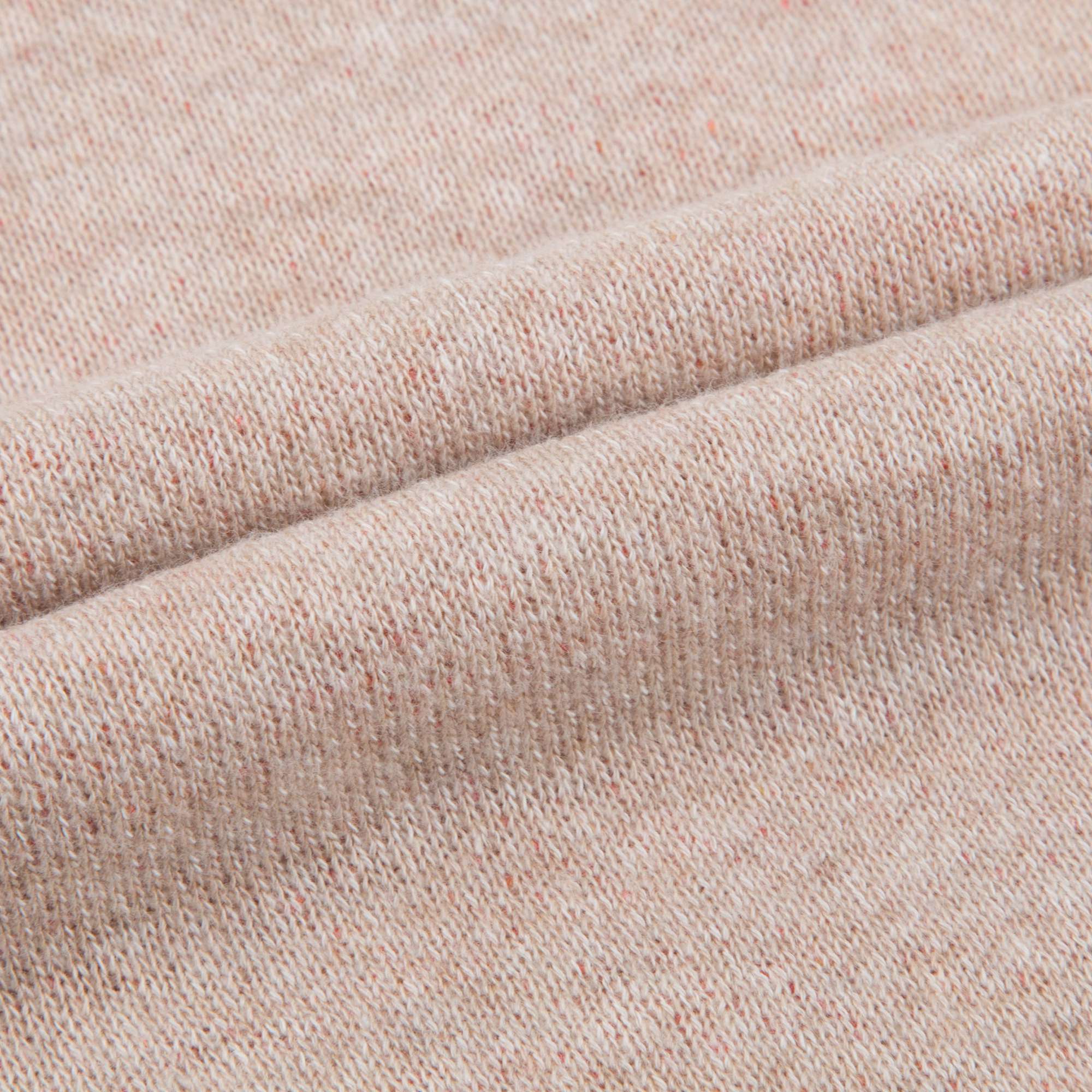 Girls Pink Oatmeal Cotton Jersey Sweatshirt