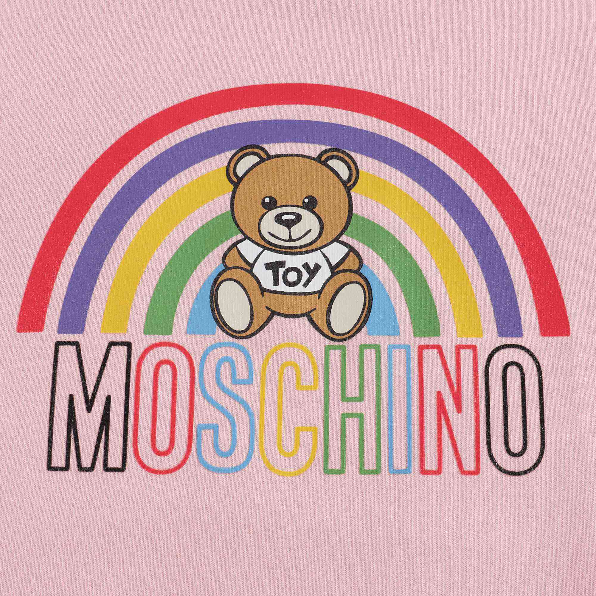 Baby Girls Pink Bear Cotton Sweatshirt