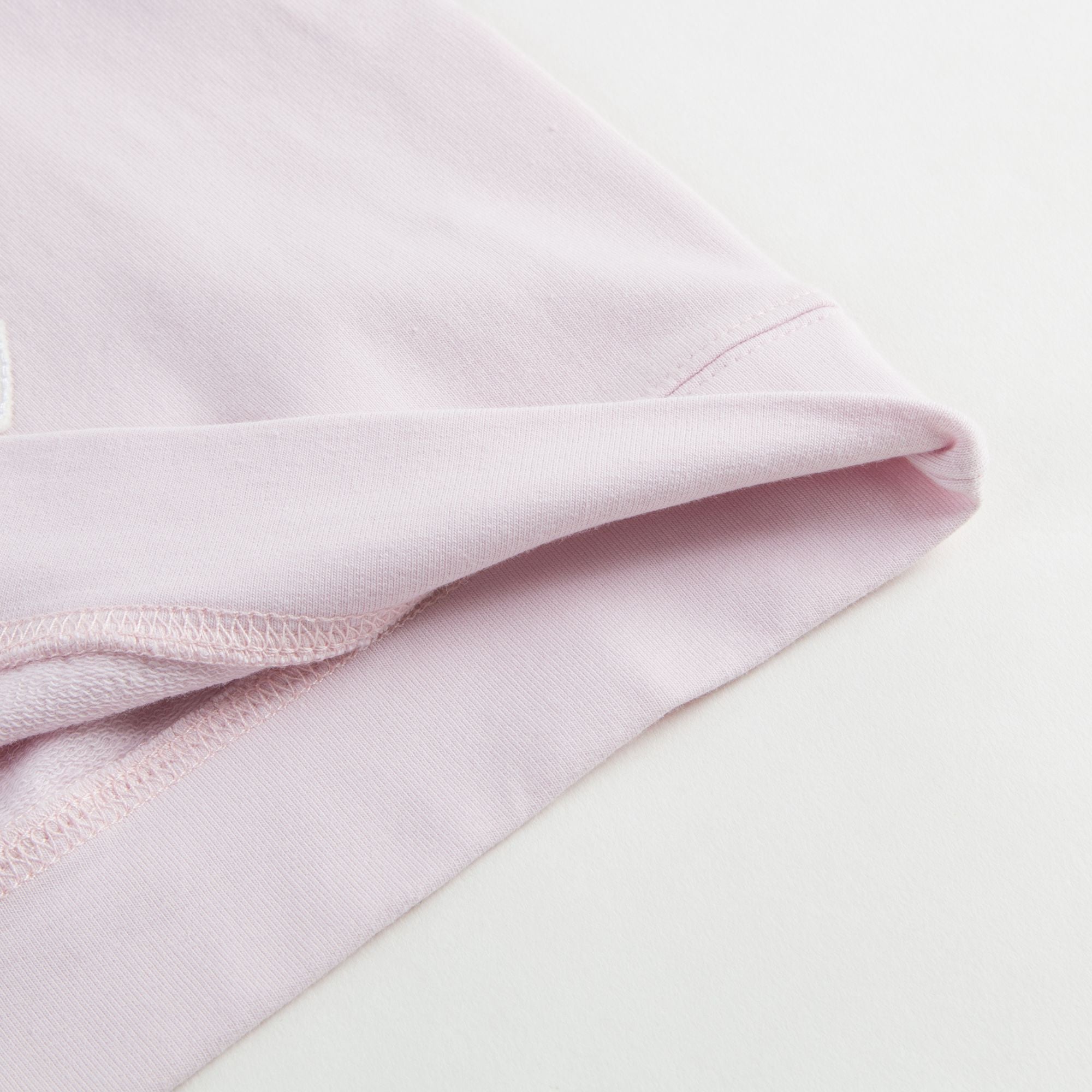 Girls Pink Cotton Sweatshirt With White Medusa Logo