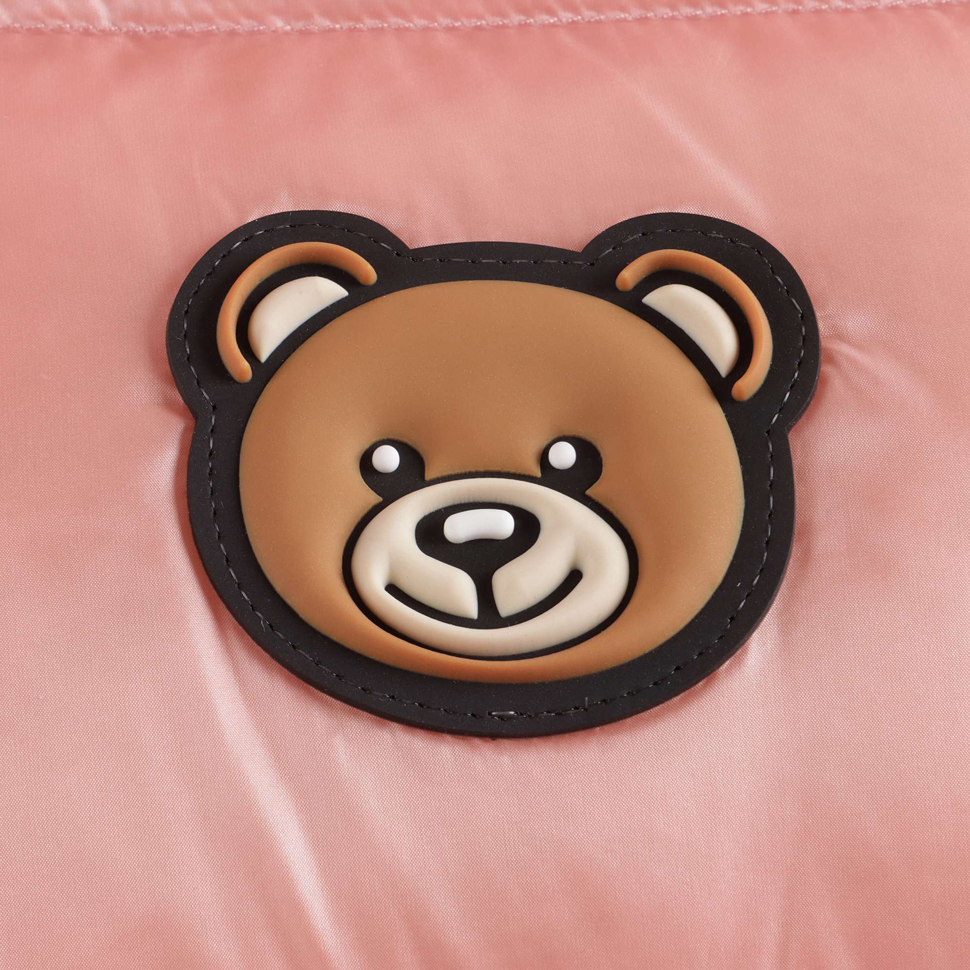 Girls Pink Logo Padded Down Jacket