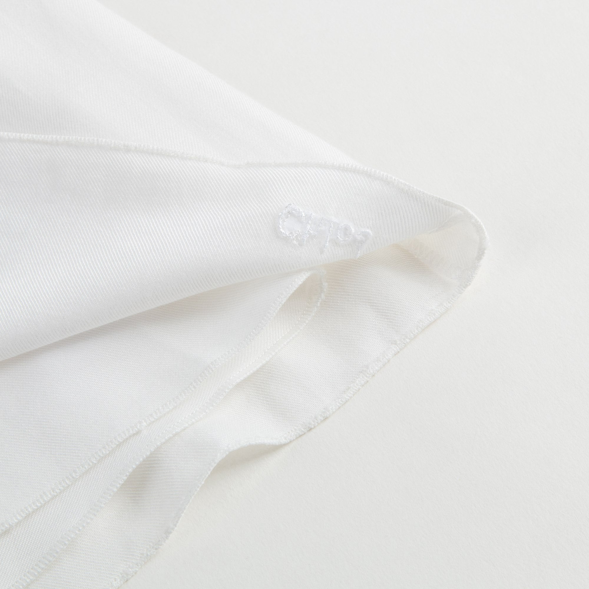 Girls White Viscose Dress