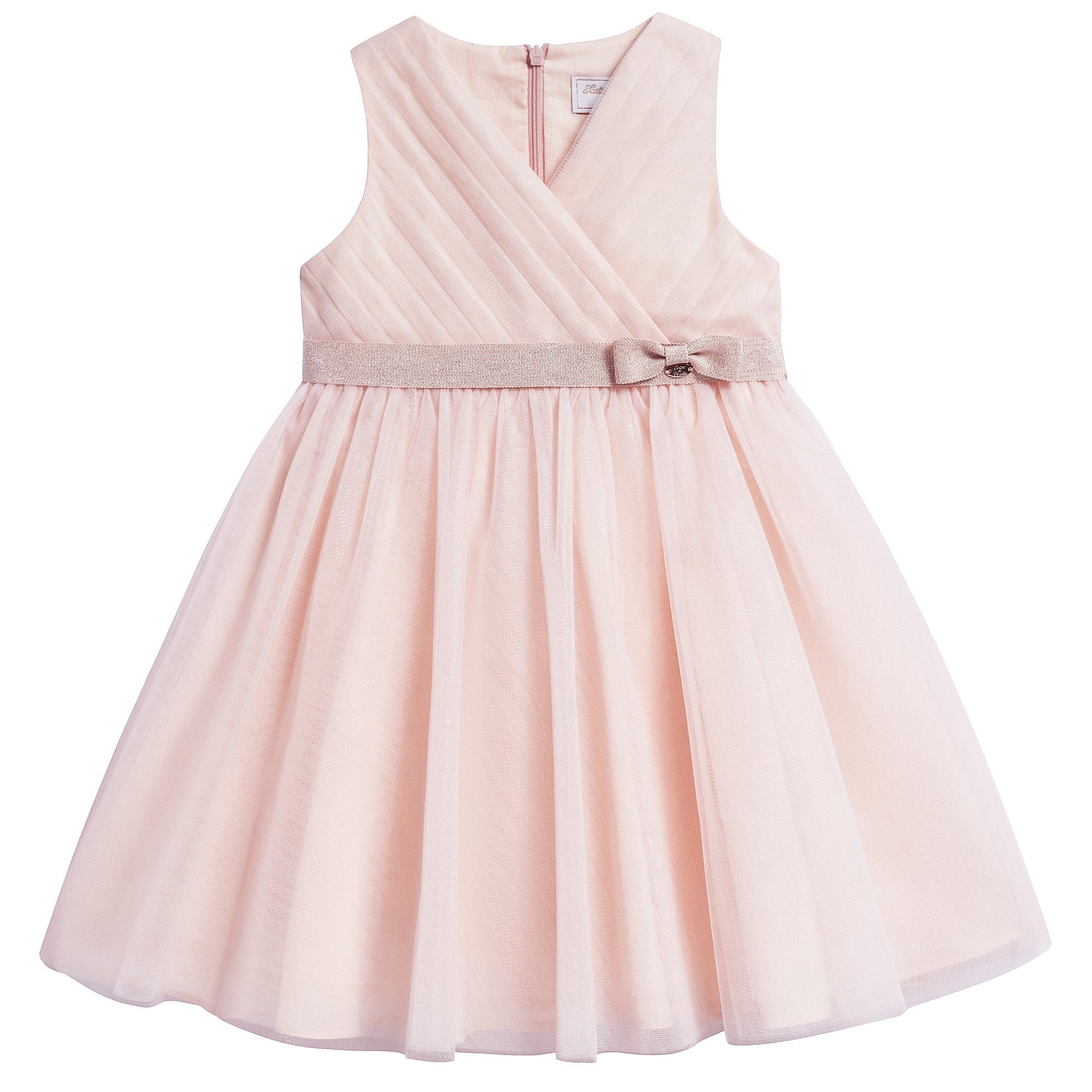 Girls Nude Clair Polyamide Dress