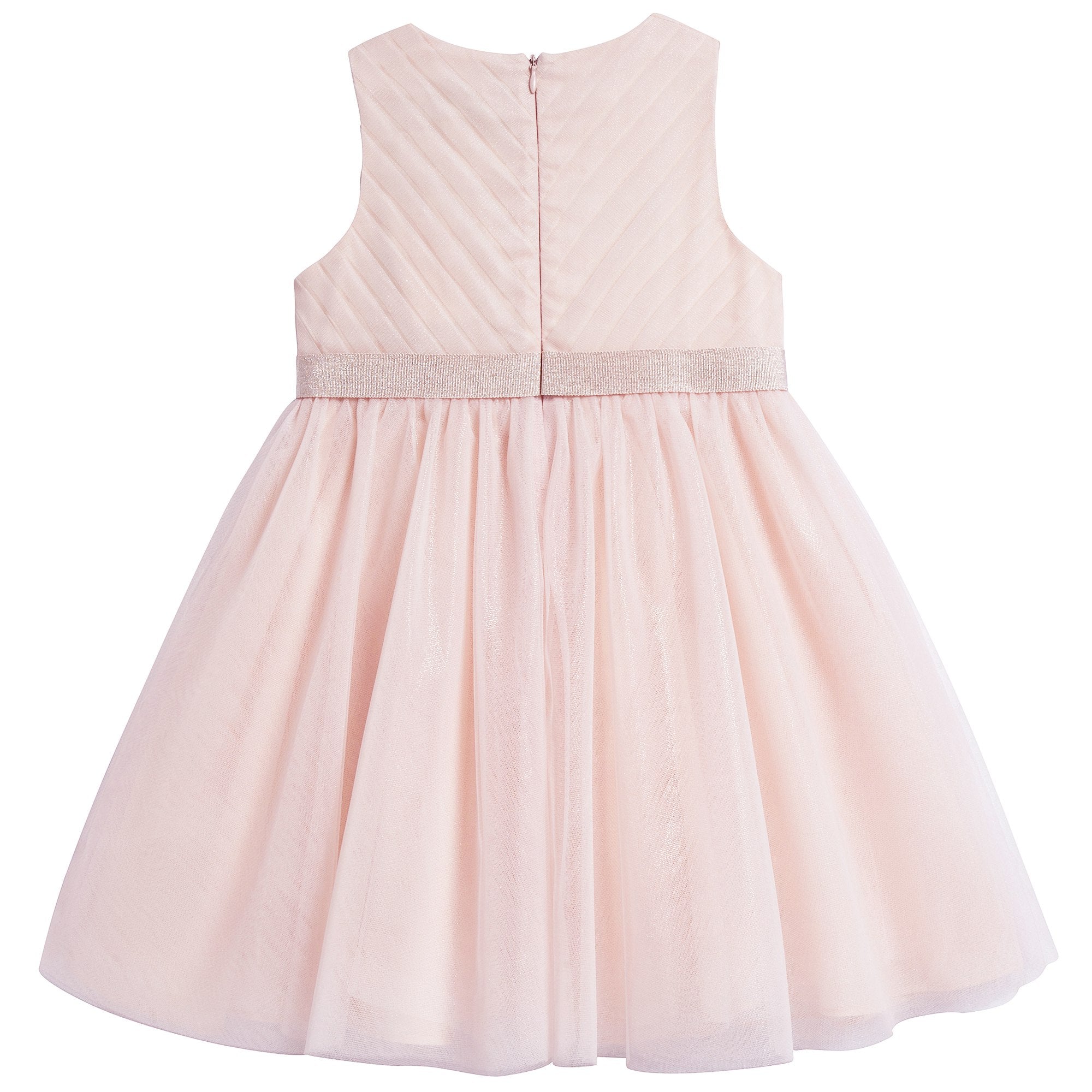 Girls Nude Clair Polyamide Dress