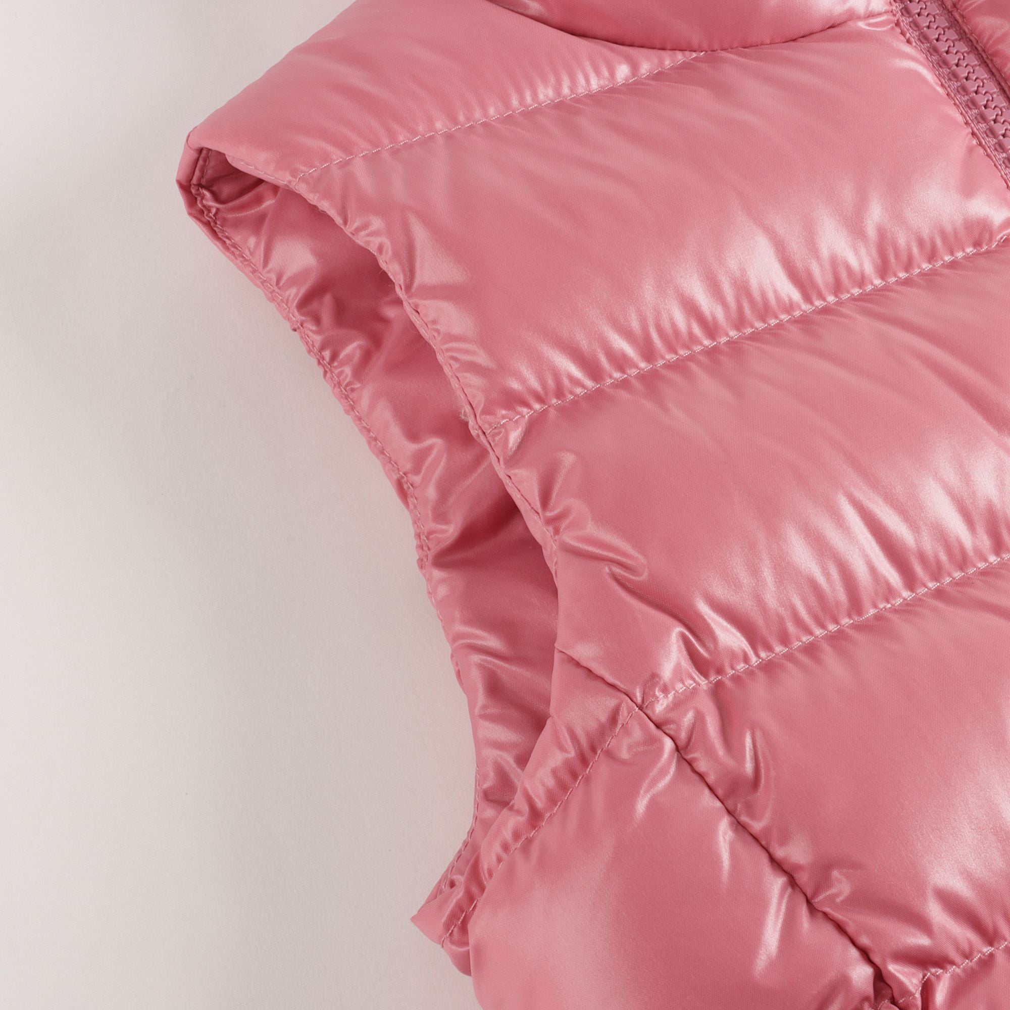 Girls Bright Pink "GHANY" Padded Down Gilet