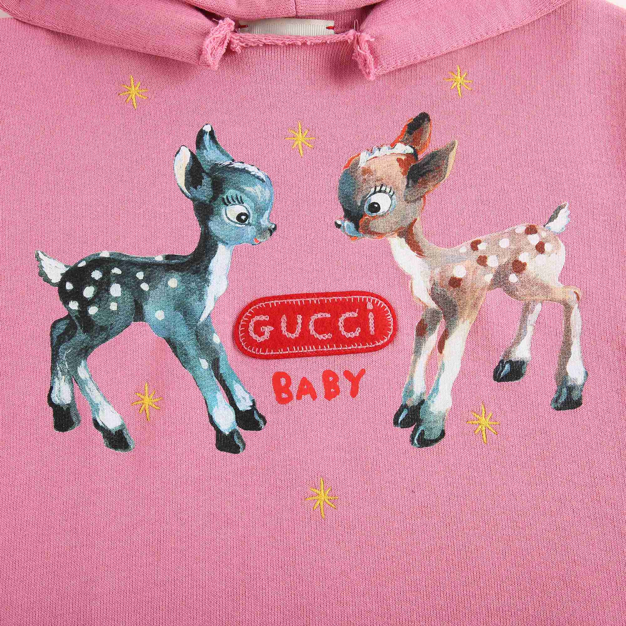 Baby Girls Pink Lady Cotton Sweatshirt