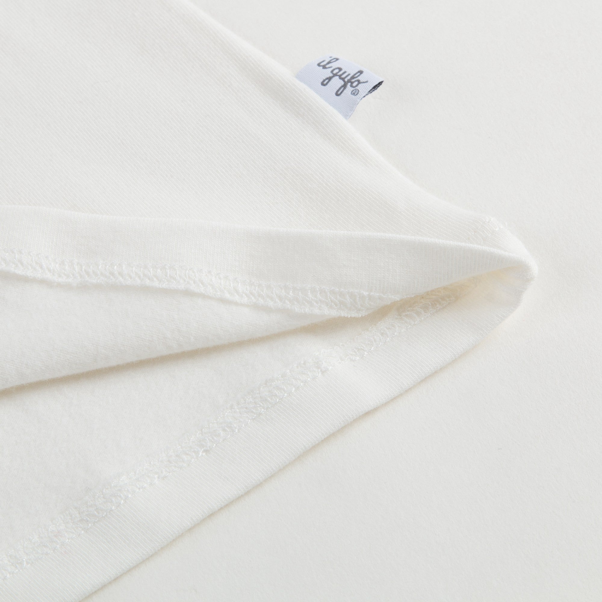 Girls Ivory Cotton T-shirt