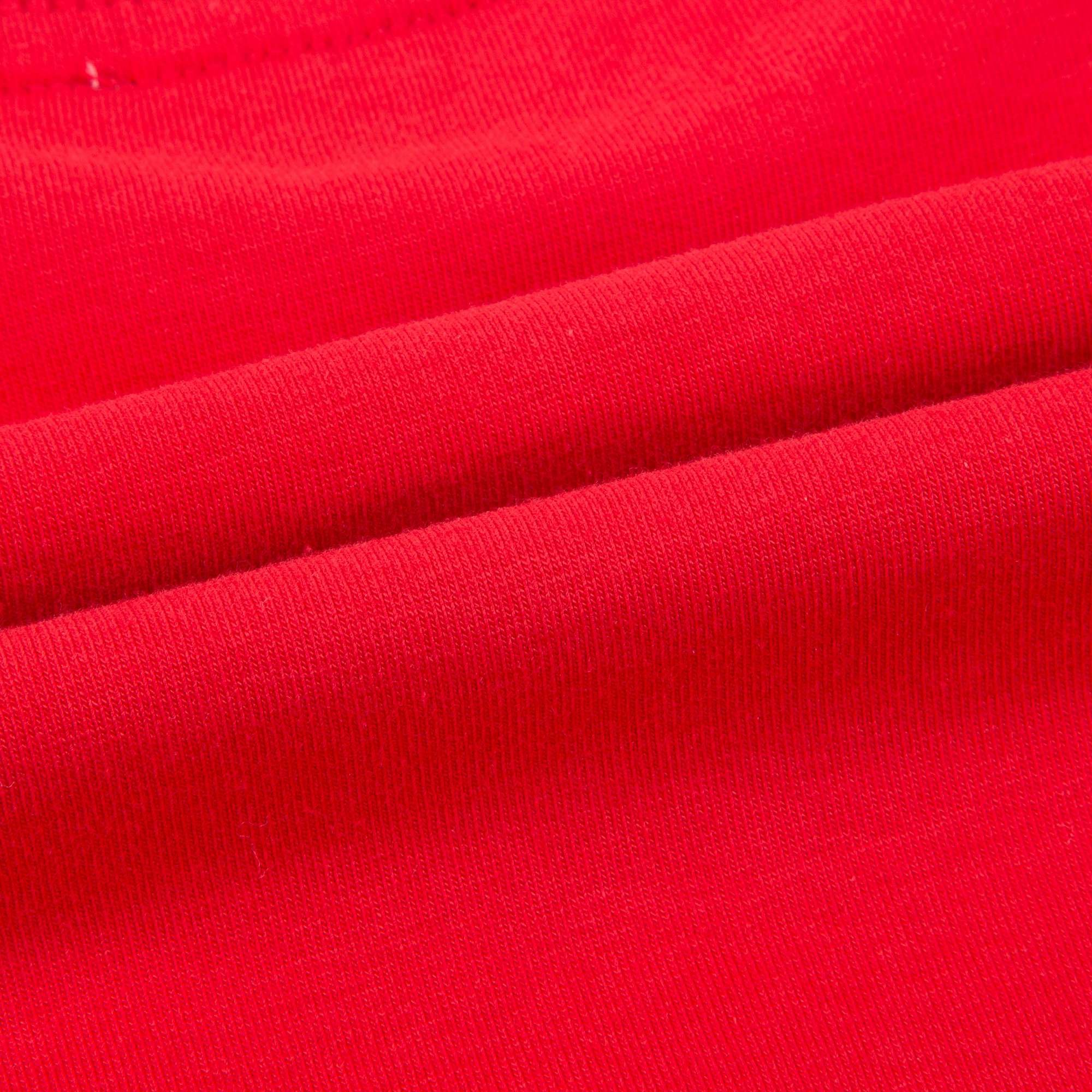 Girls Poppy Red Cotton T-shirt