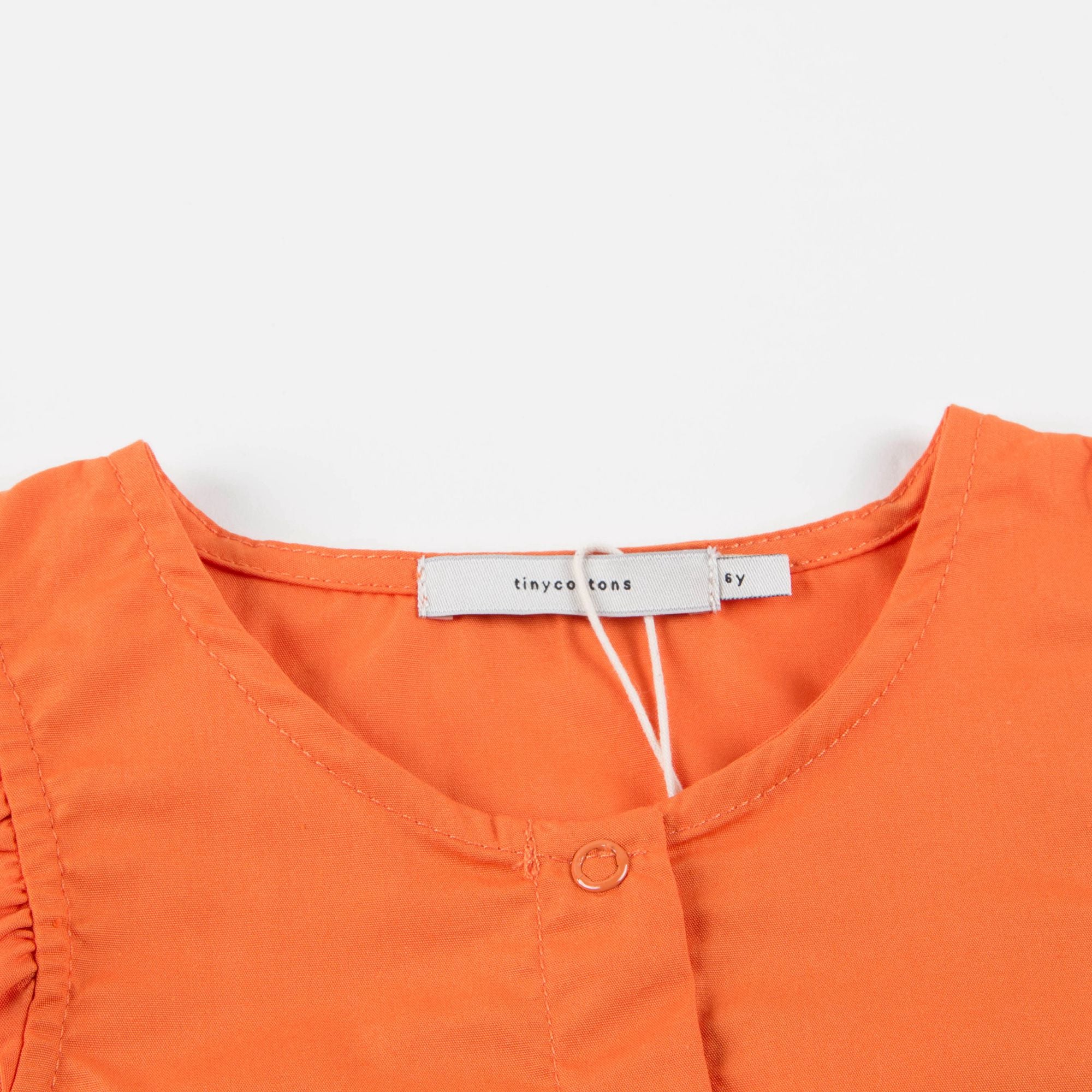 Girls Brick Cotton Solid Tank Blouse