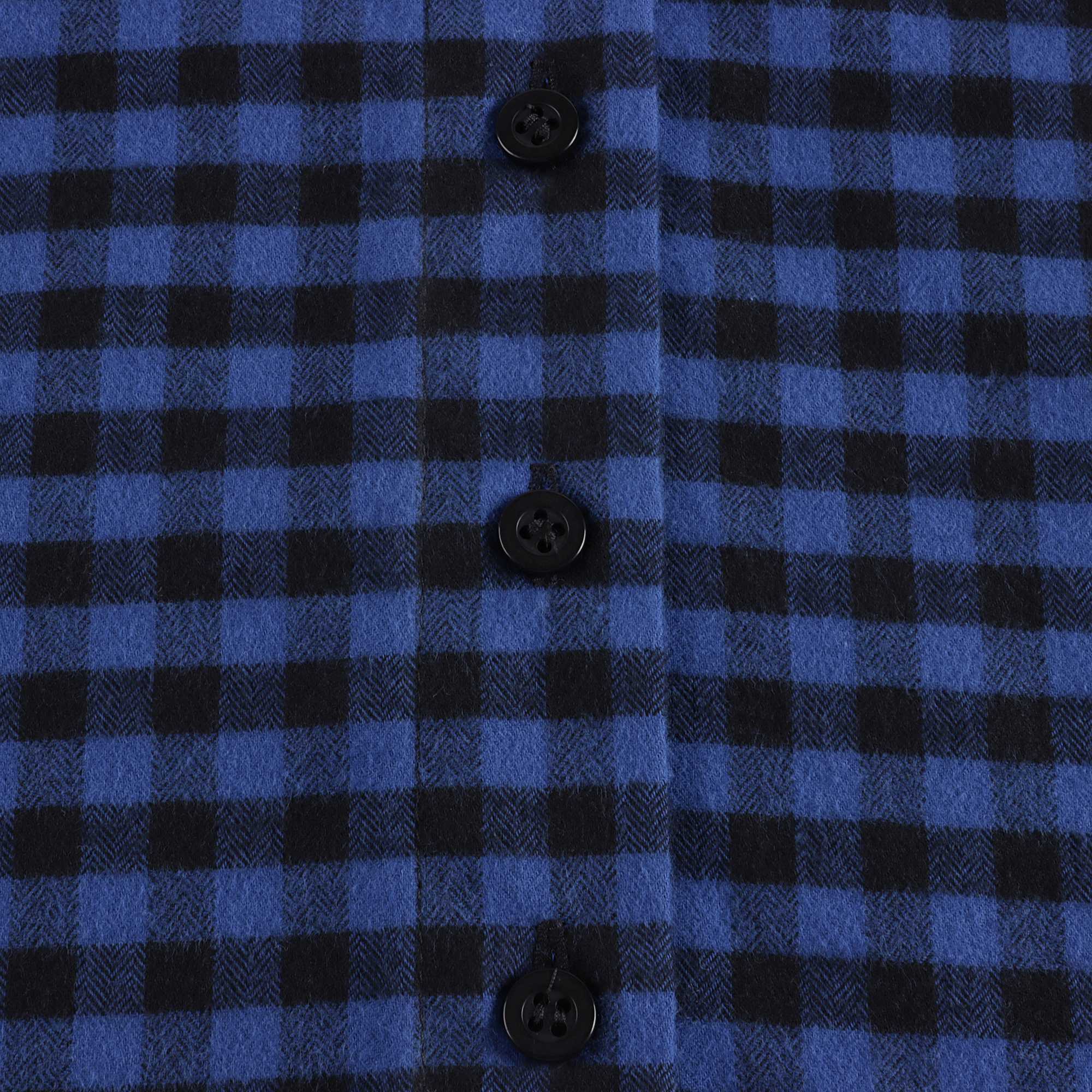 Girls Blue Check Cotton Top