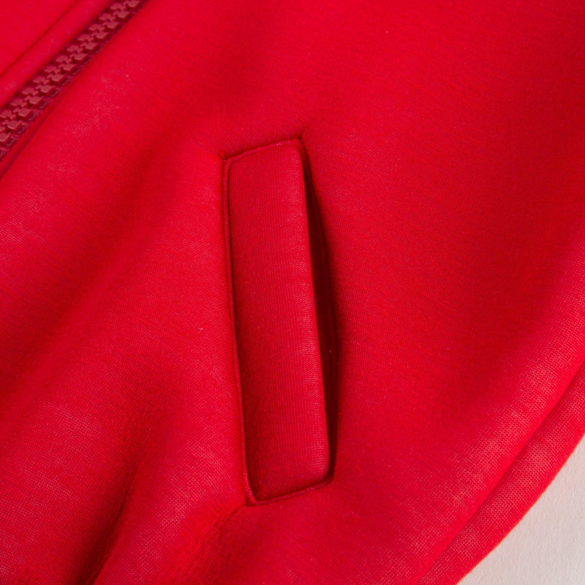 Girls Red Neoprene Varsity Jacket