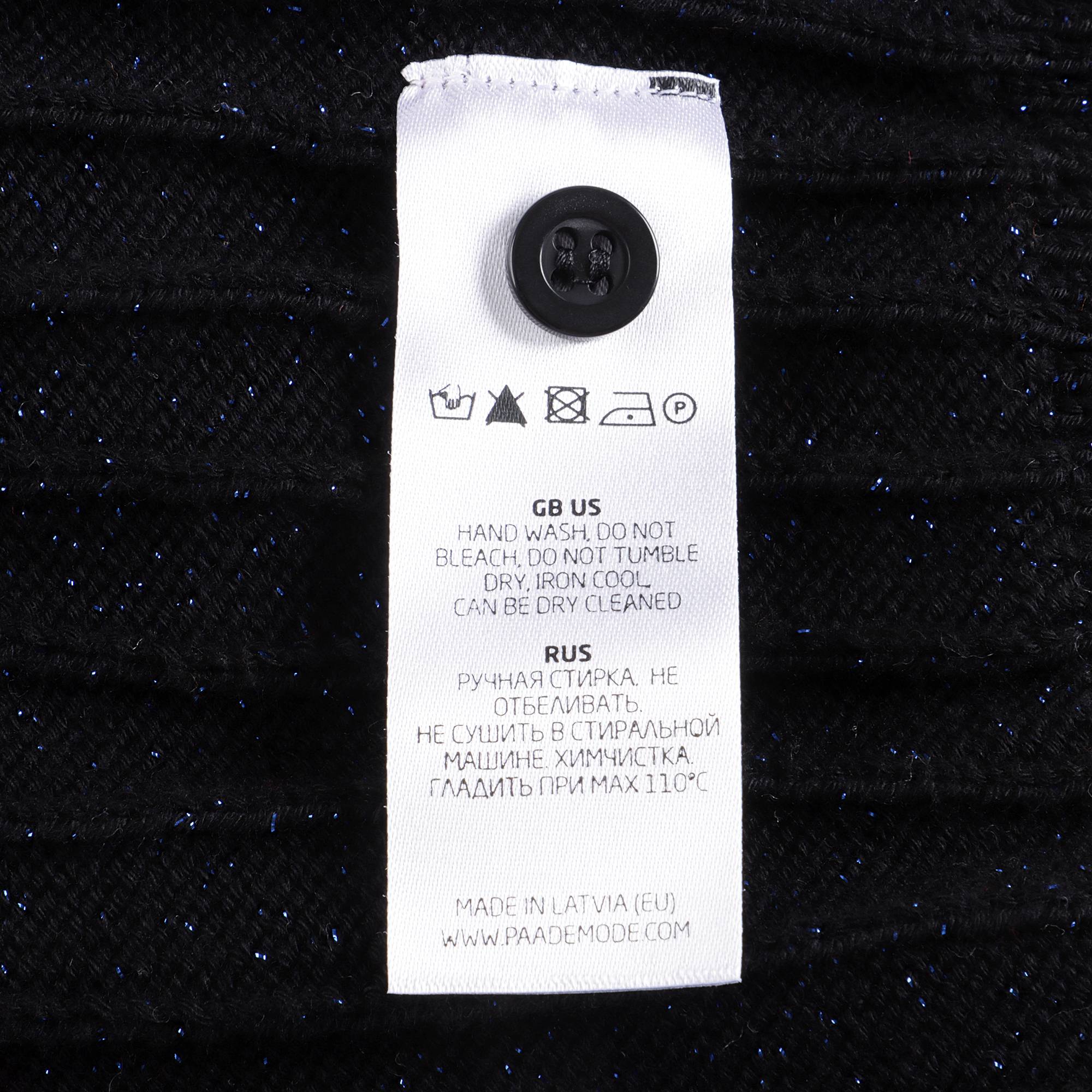 Girls Black Cotton Cardigan