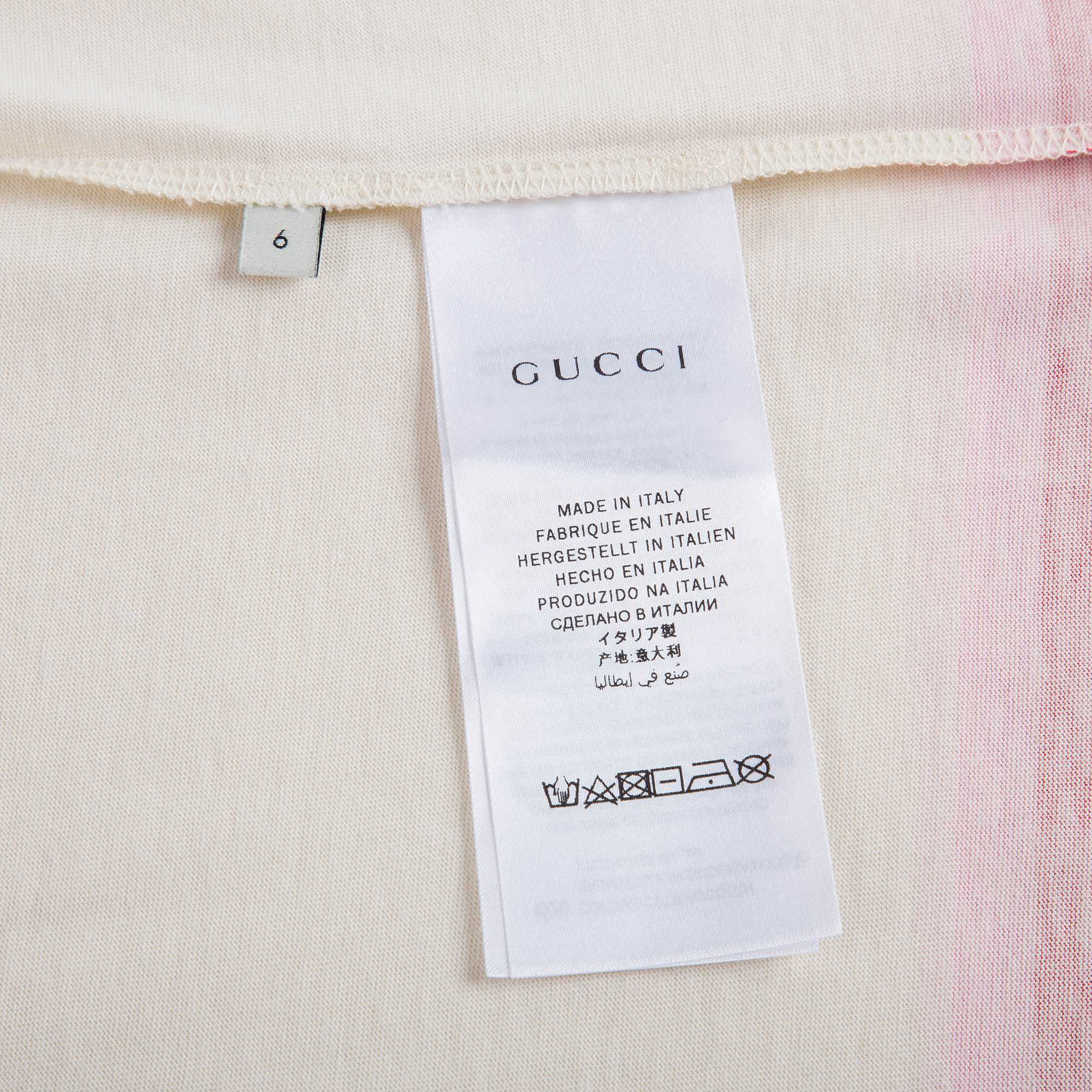 Girls Beige Printed Cotton T-shirt
