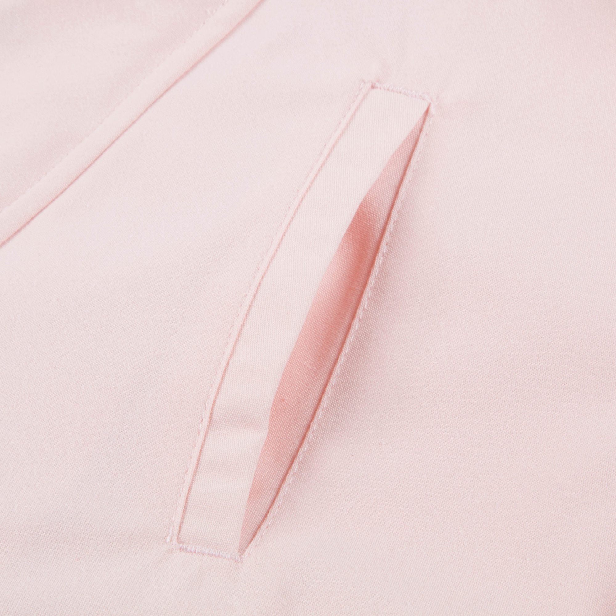 Girls Light Pink Blue Solid Jacket