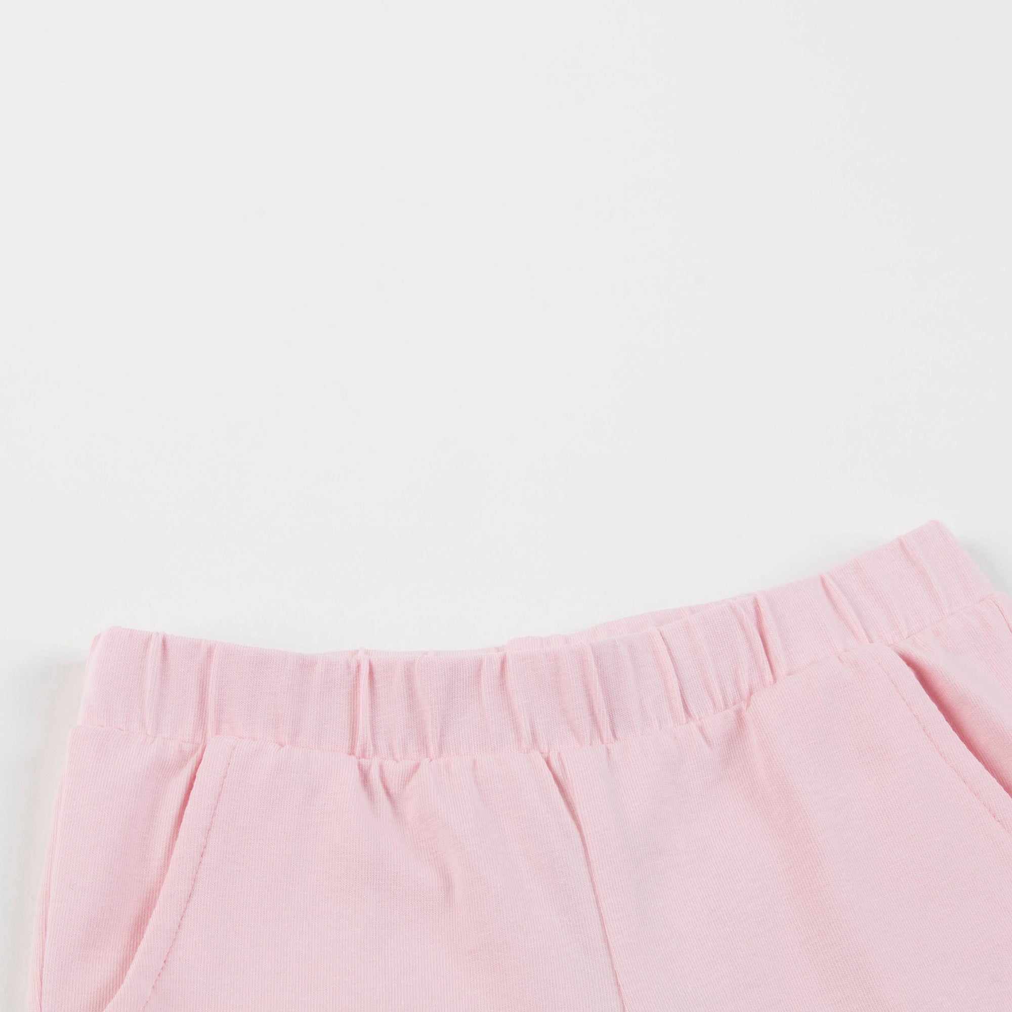 Baby Girls White & Sweet Rose Cotton Set