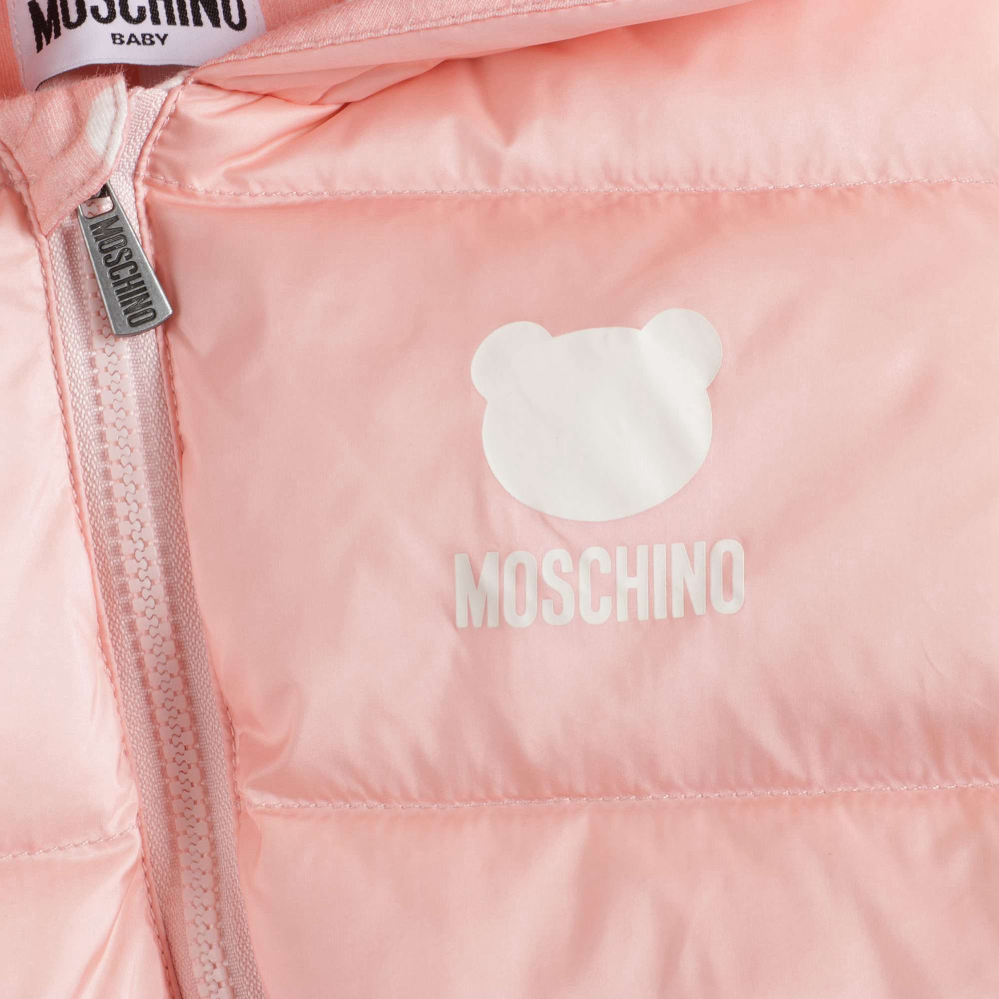 Baby Girls Pink Padded Overall