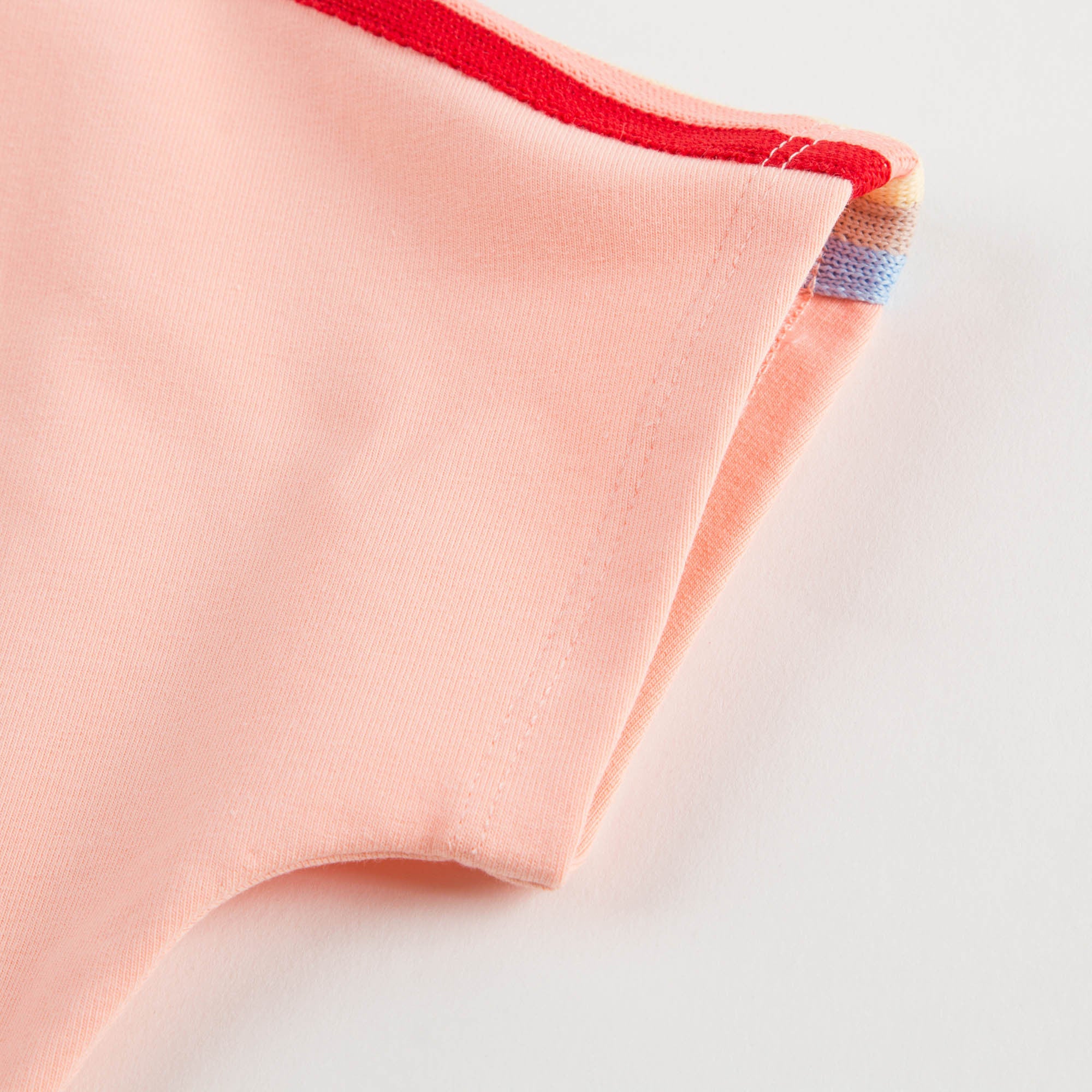 Girls Pink Modal & Cotton T-shirt
