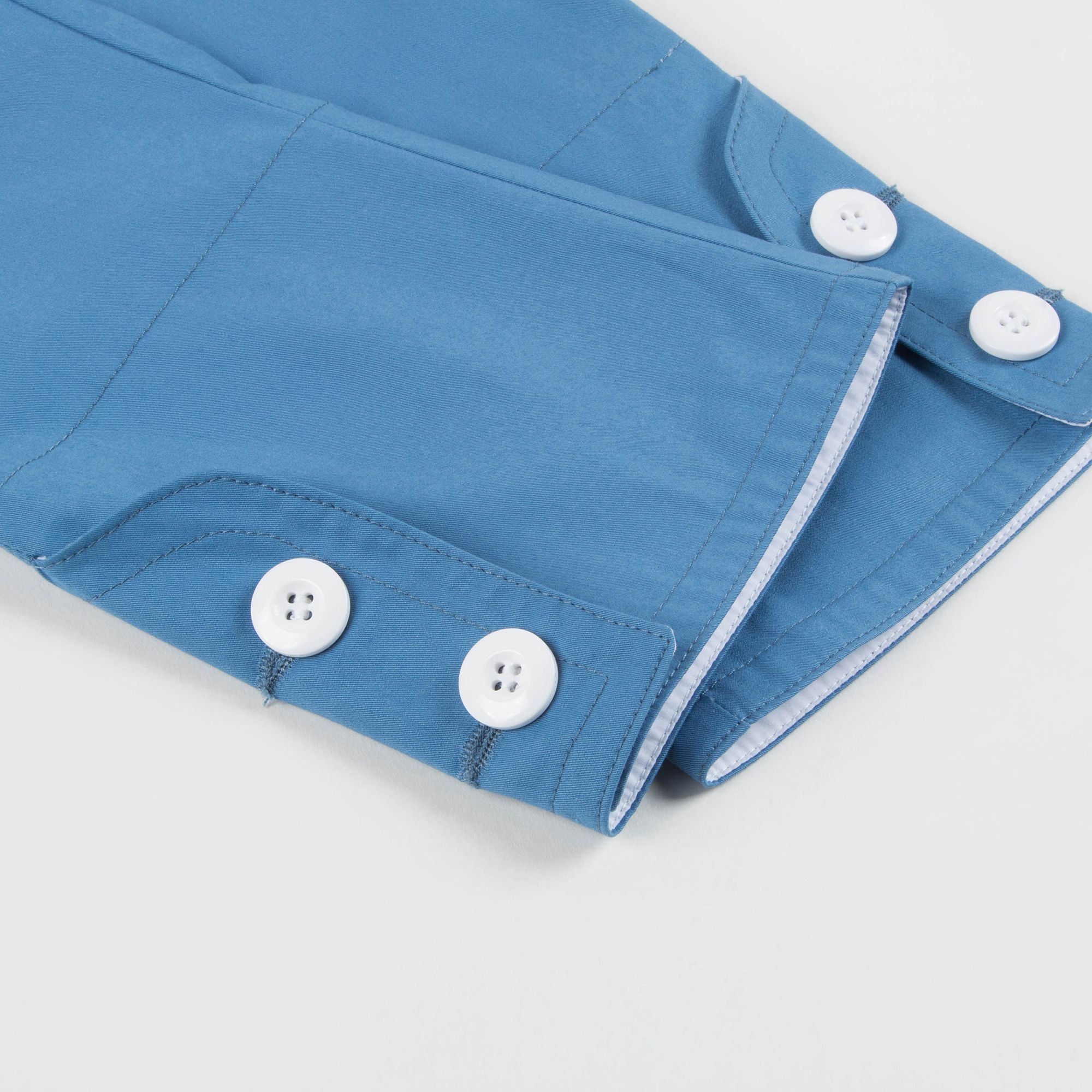 Girls Bright Cobalt Cotton Trousers