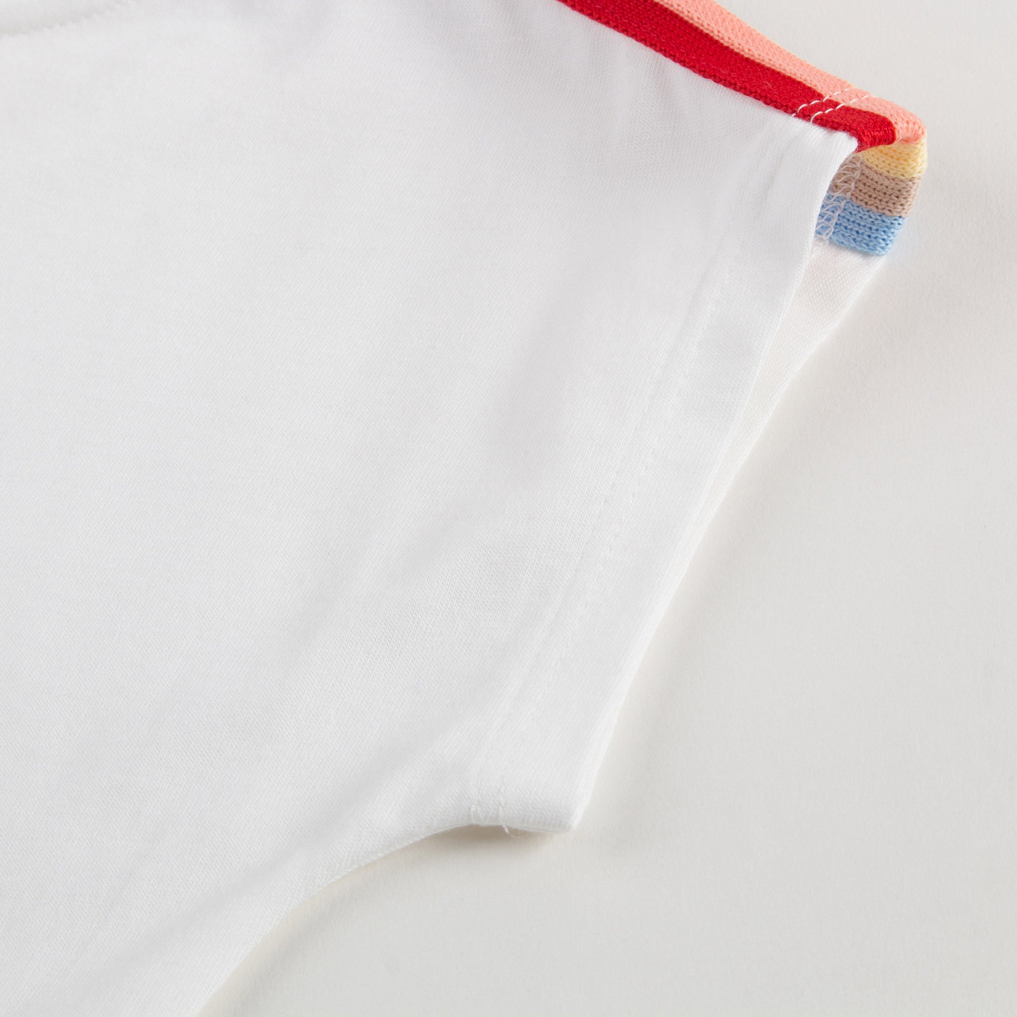 Girls Ivory Modal & Cotton T-shirt
