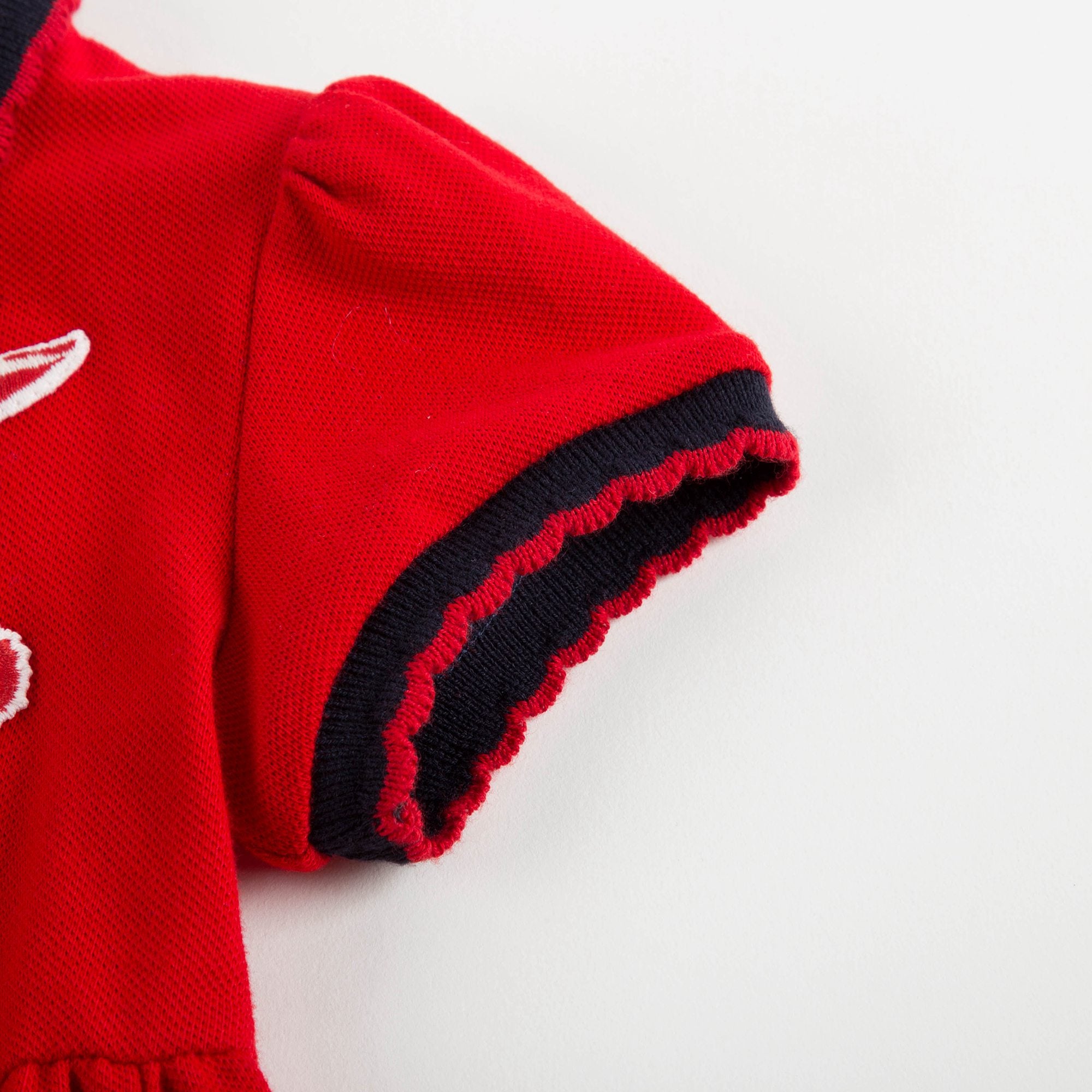 Baby Girls Red Cotton Dress