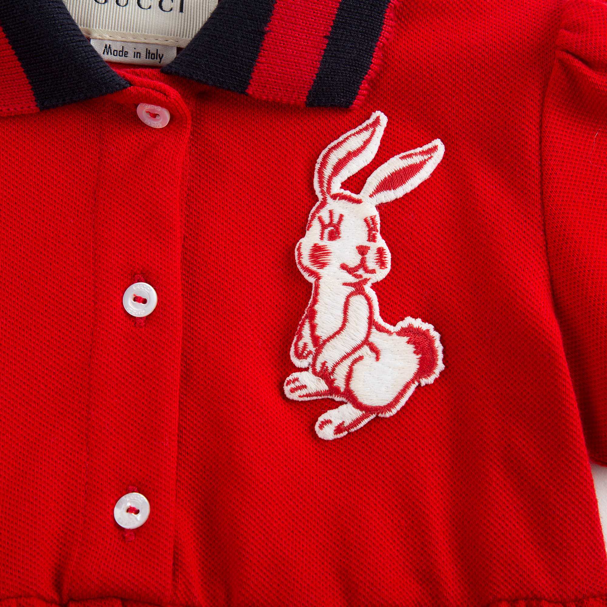 Baby Girls Red Cotton Dress