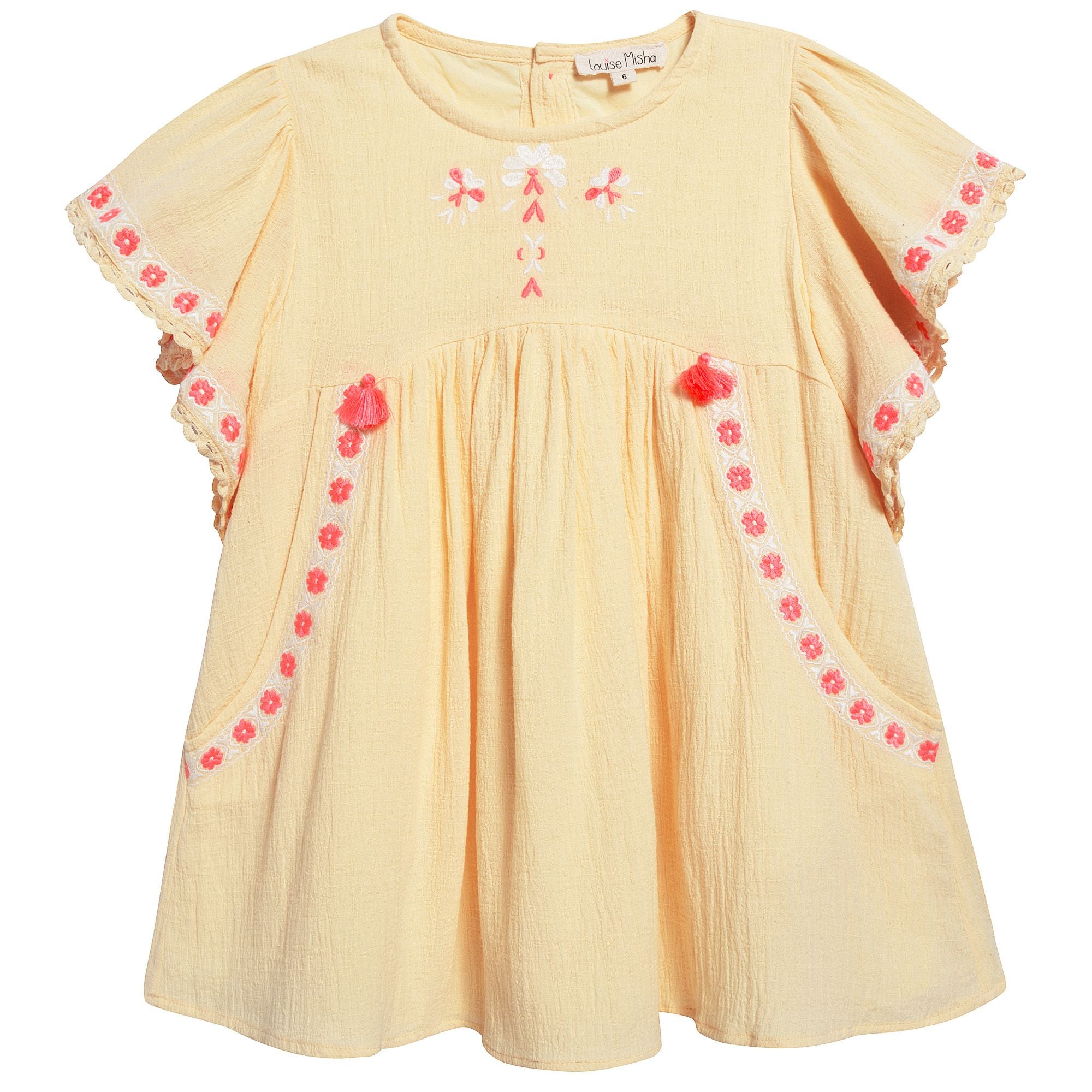 Girls Lemon "Hindaka" Dress