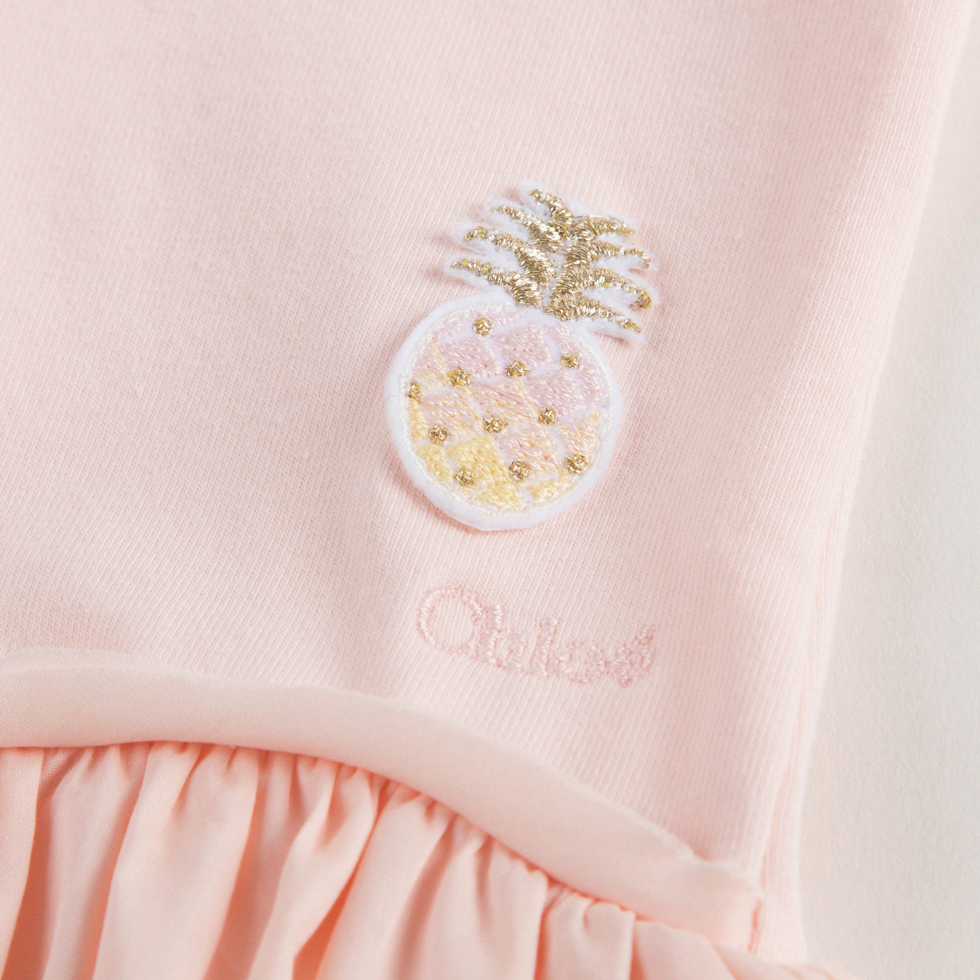 Baby Girls Pink Jersey Dress