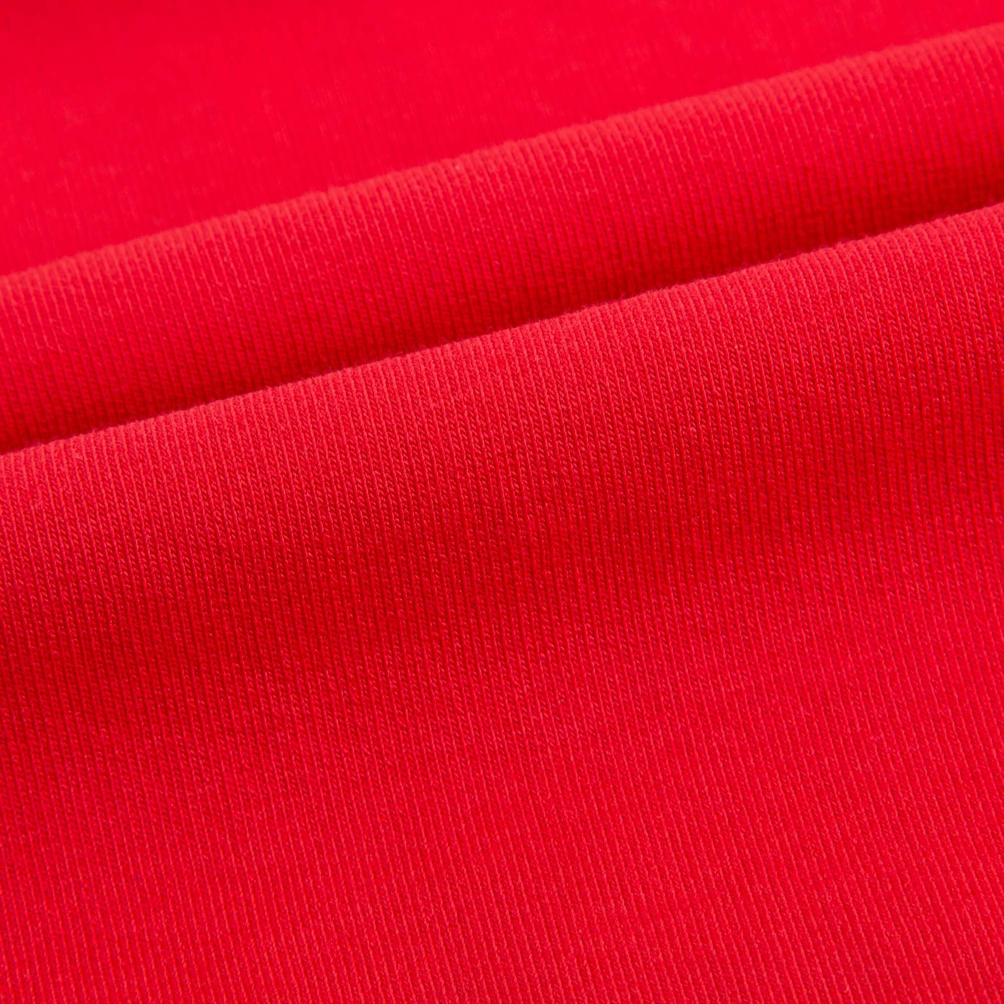 Girls Red Cropped Sweatshirt With Bow Print