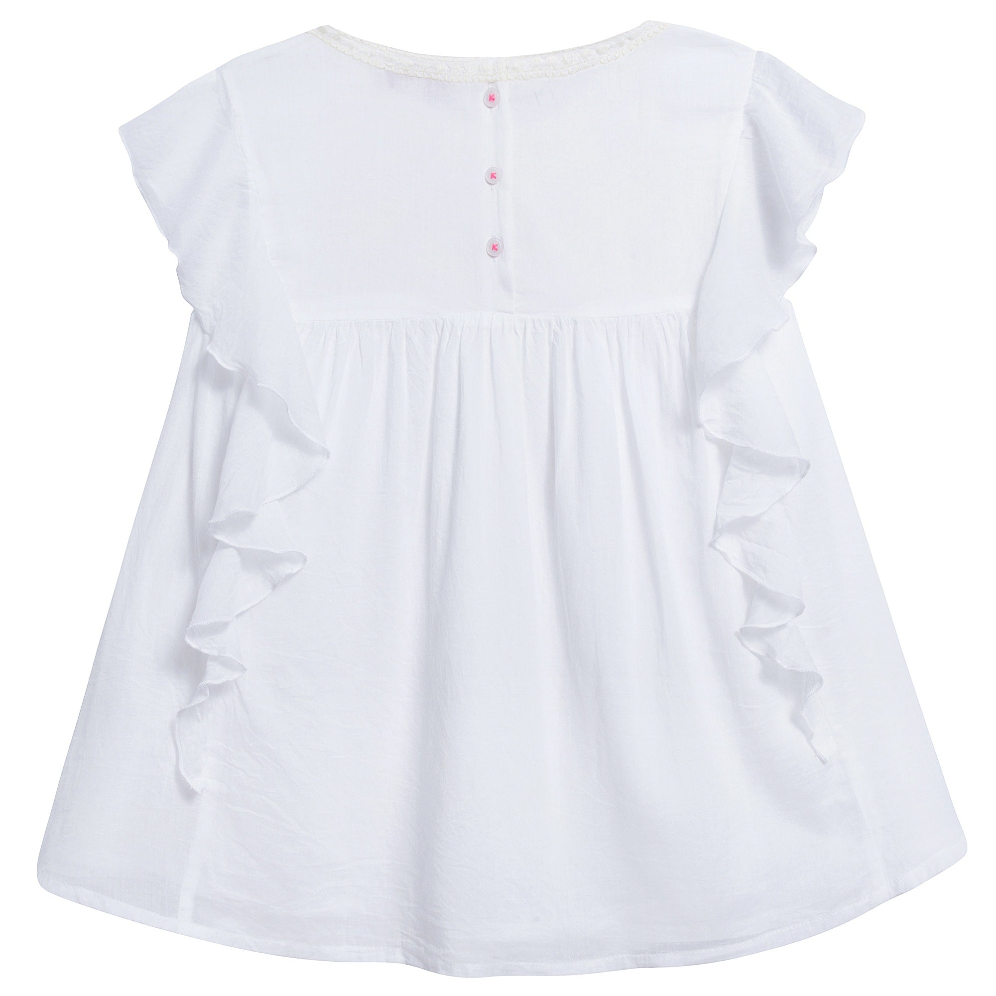 Girls White "Aurelia" Dress