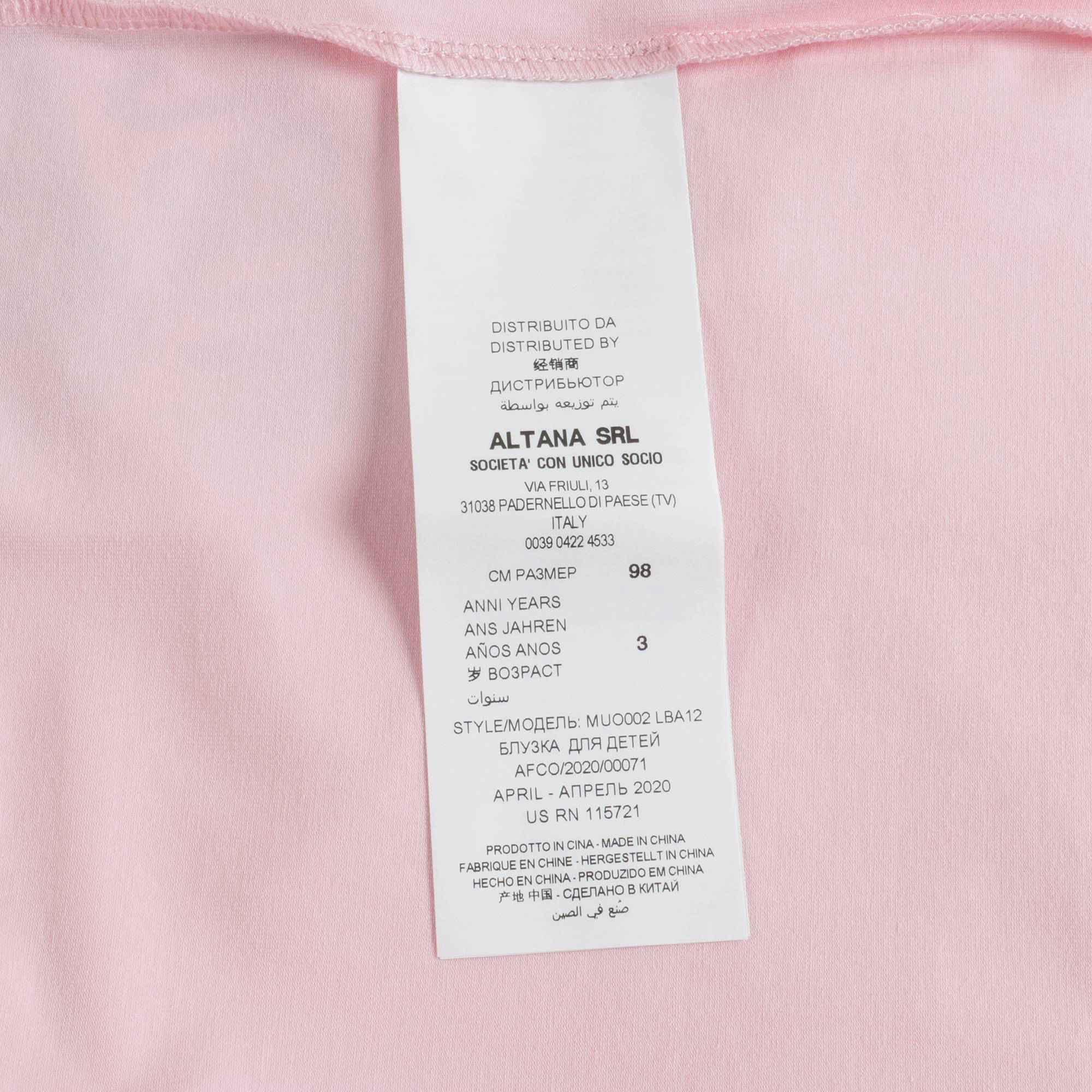 Baby Girls Pink T-Shirt