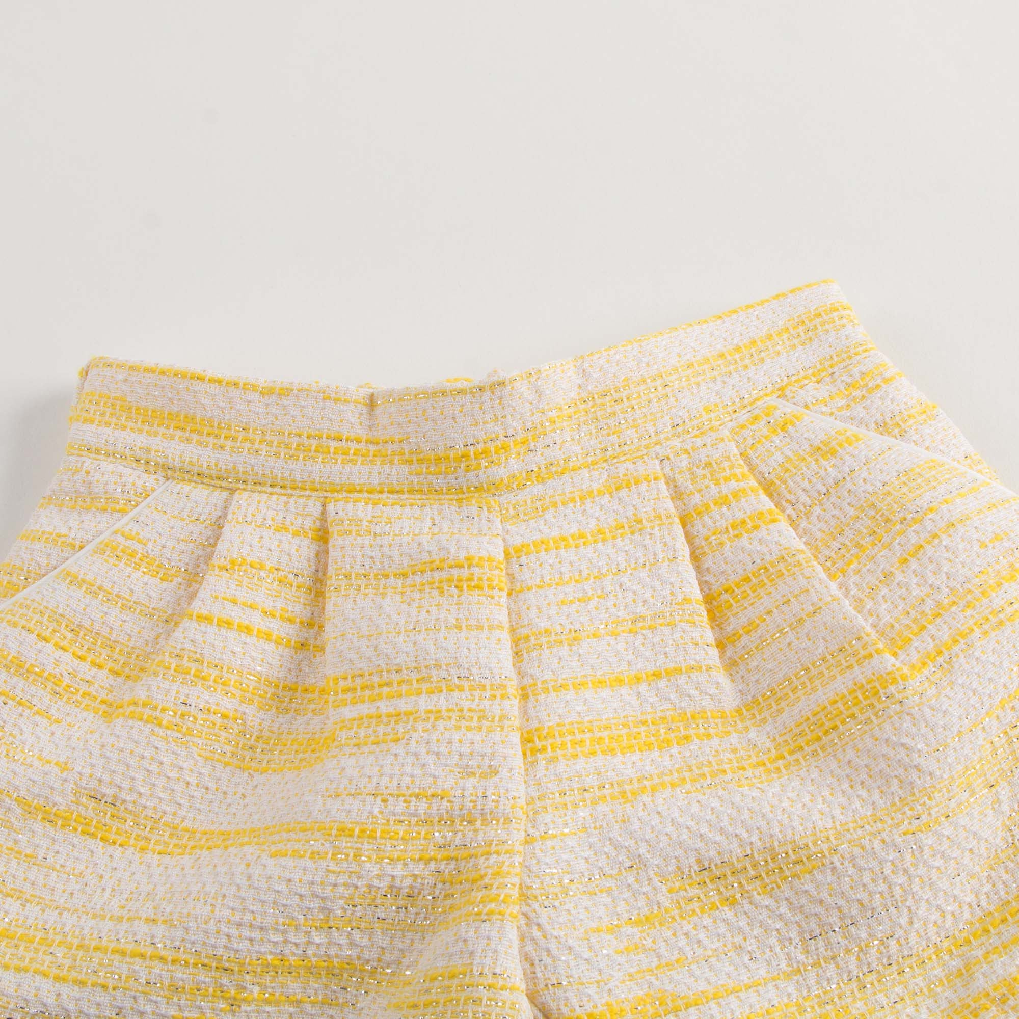 Baby Girls Yellow Shorts