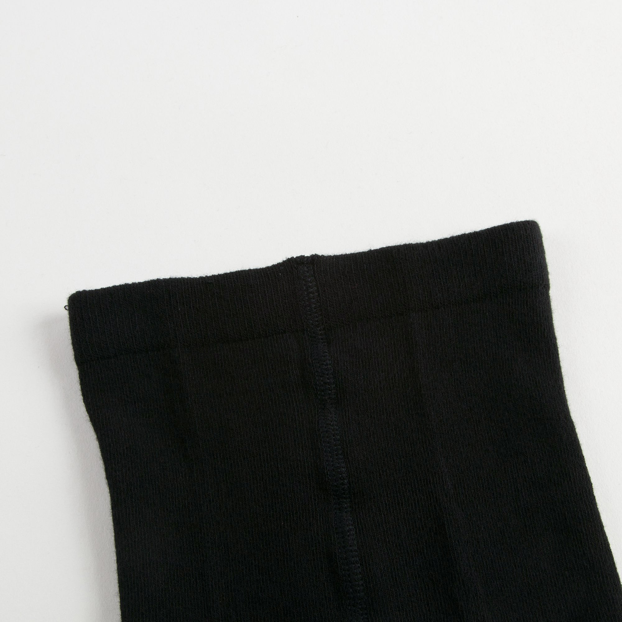 Girls Black Logo Tights
