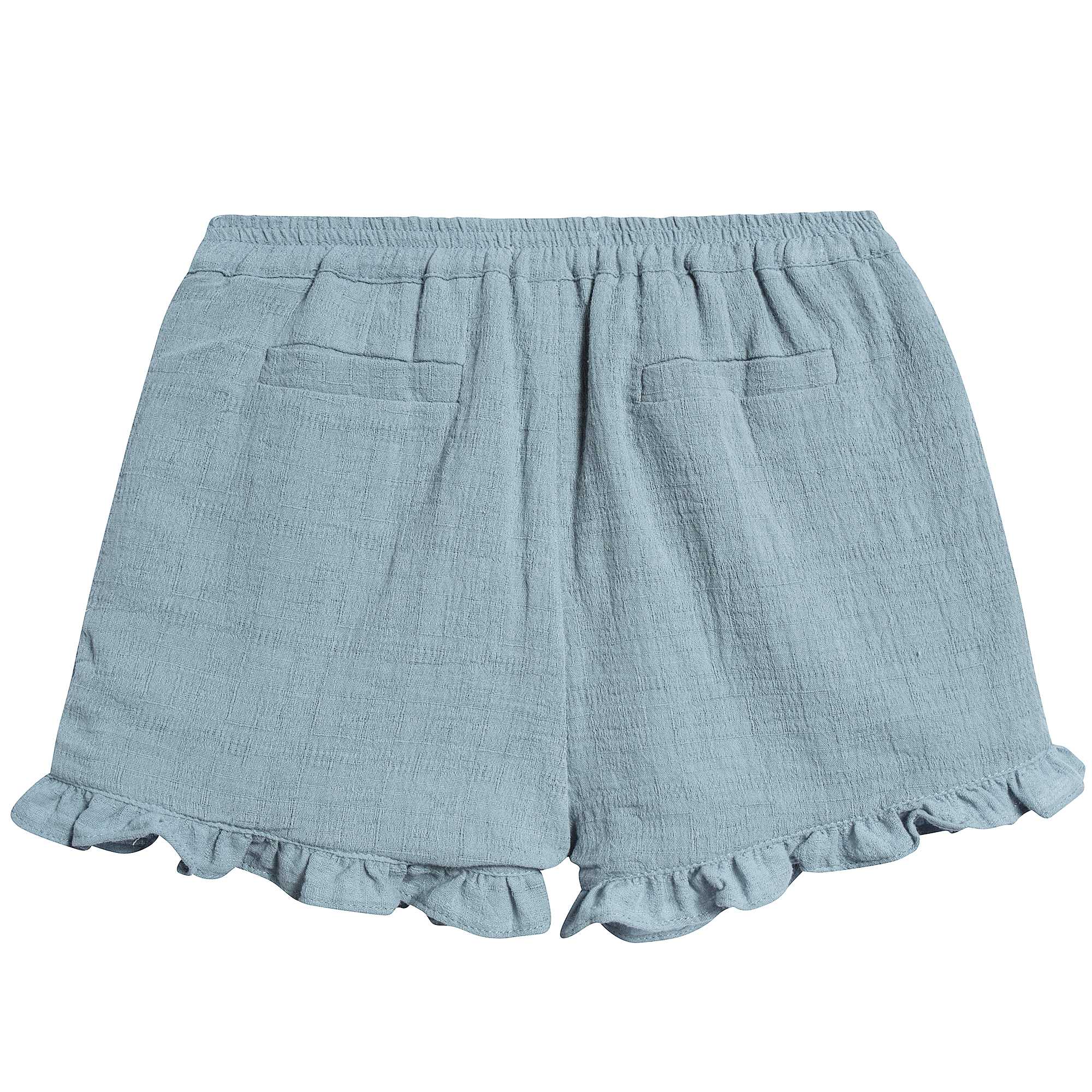 Girls Silver Blue "Taroudant" Shorts