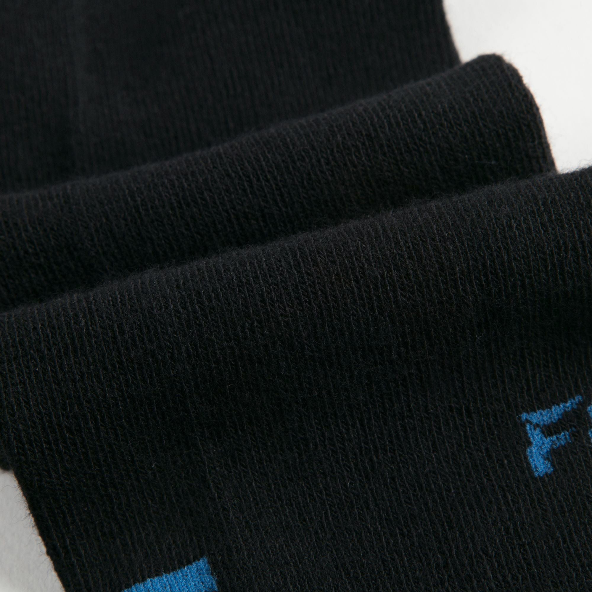 Girls Black Logo Tights