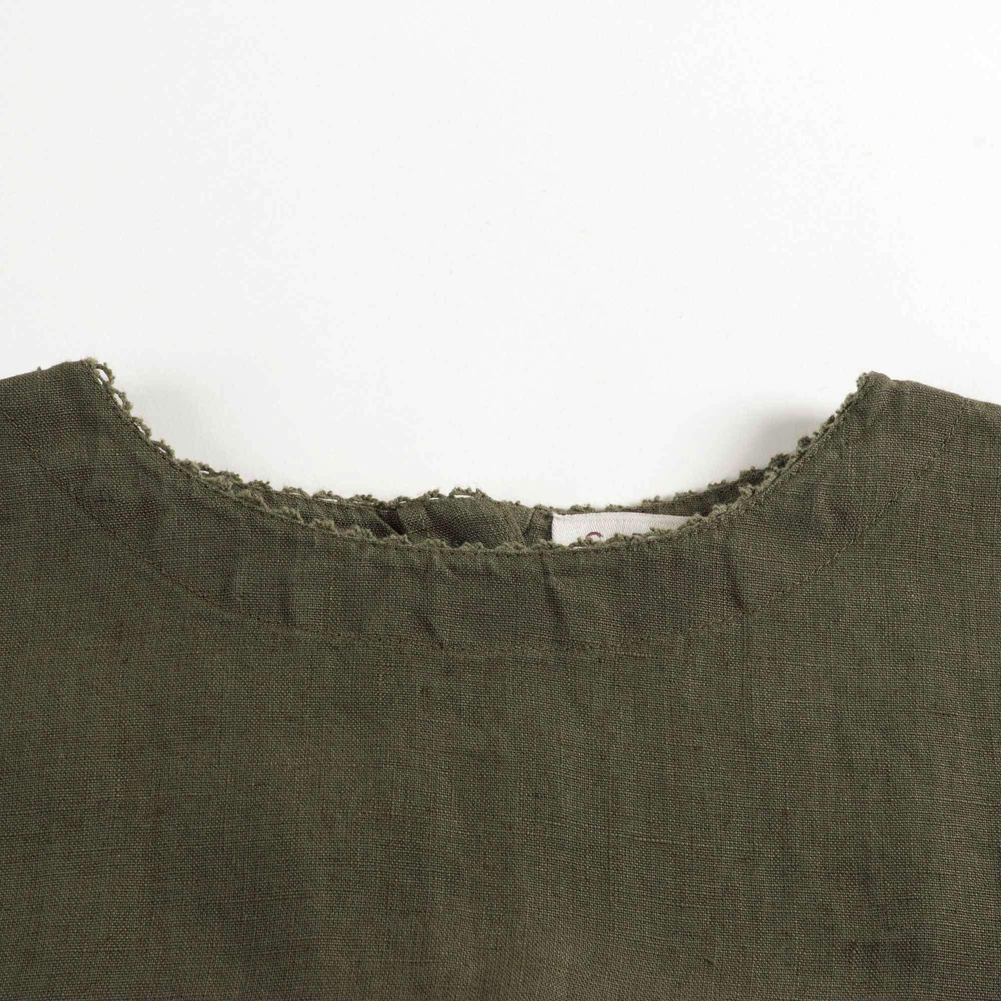 Girls Army Green Dress