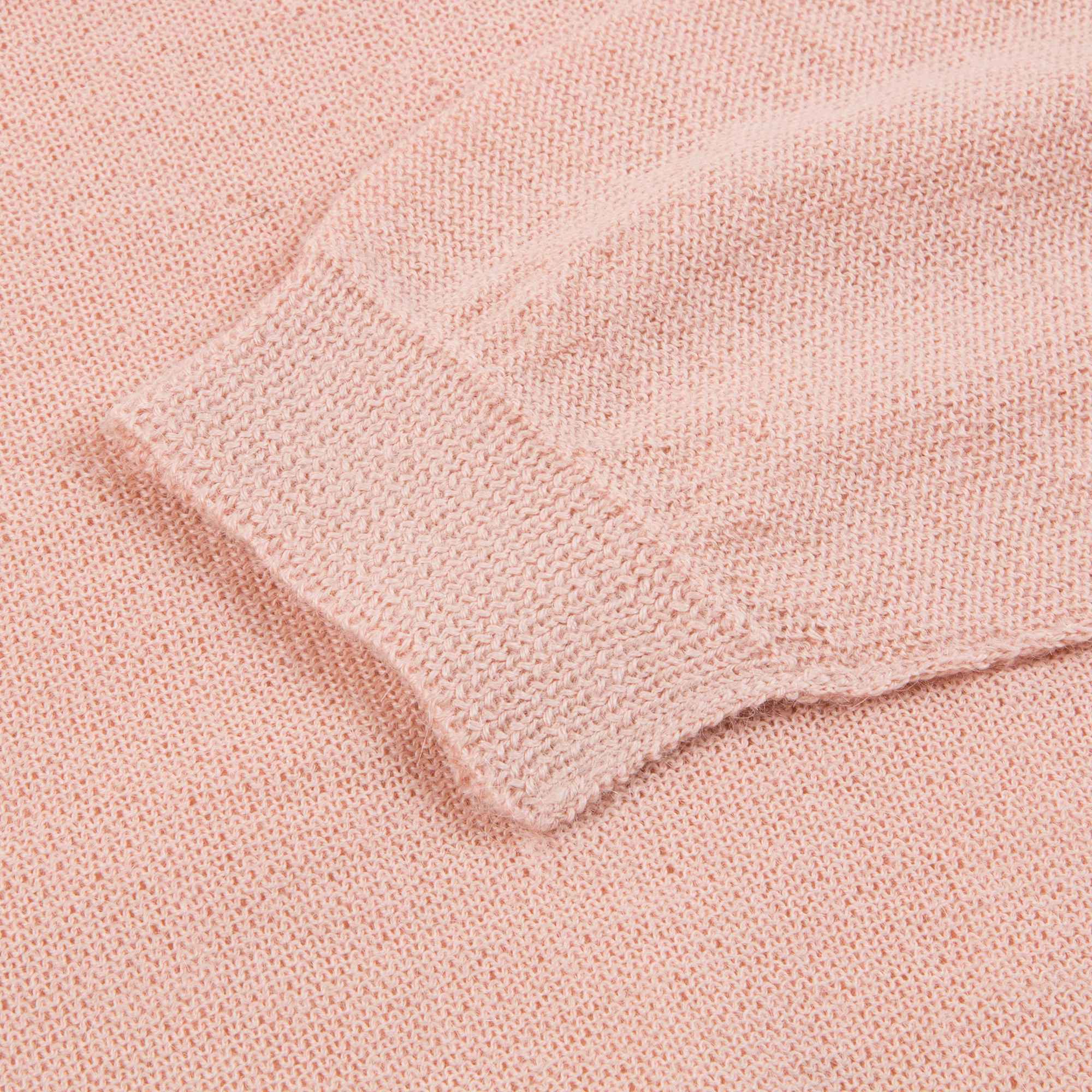 Girls Pink Baby Alpaca Knitwear Jumper