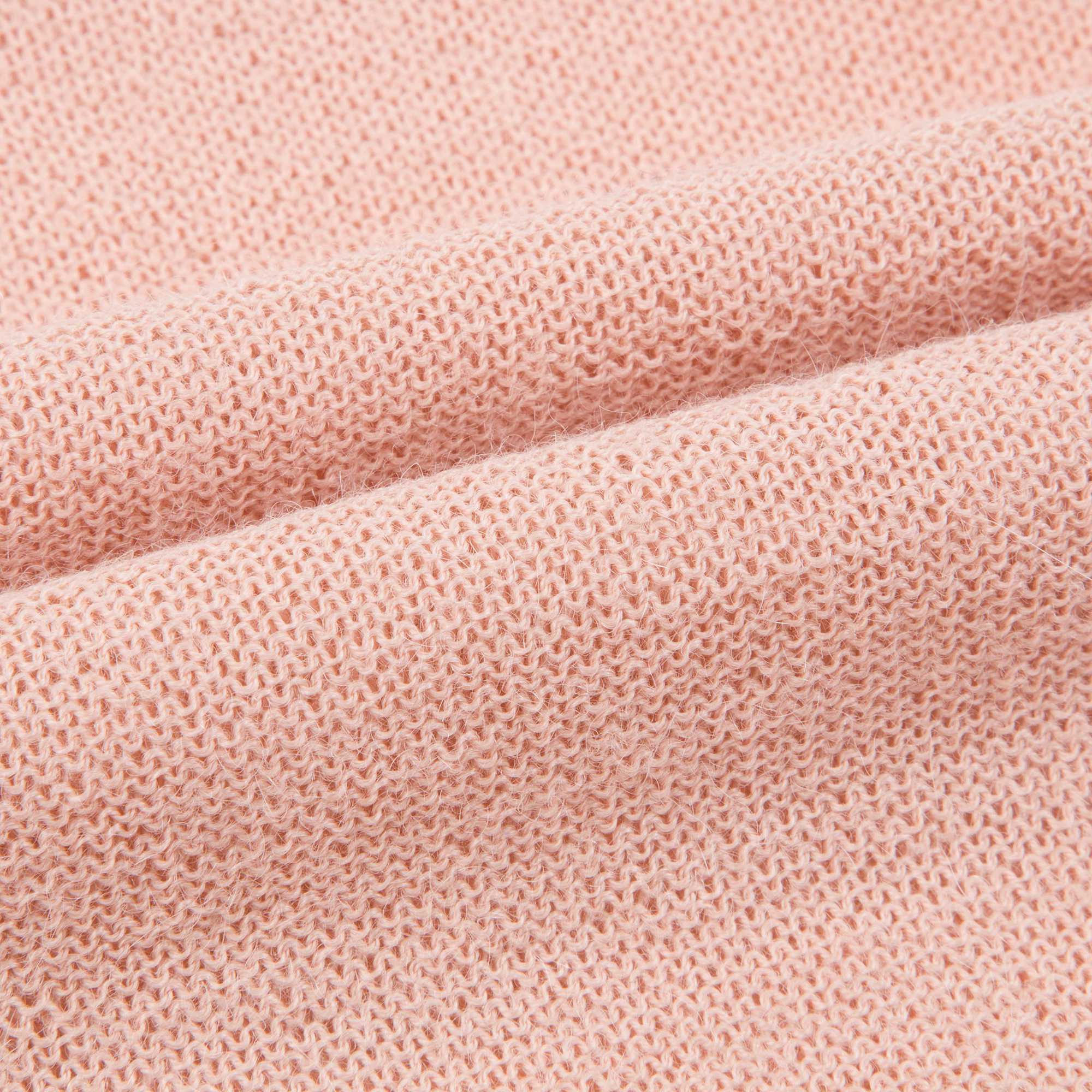 Girls Pink Baby Alpaca Knitwear Jumper