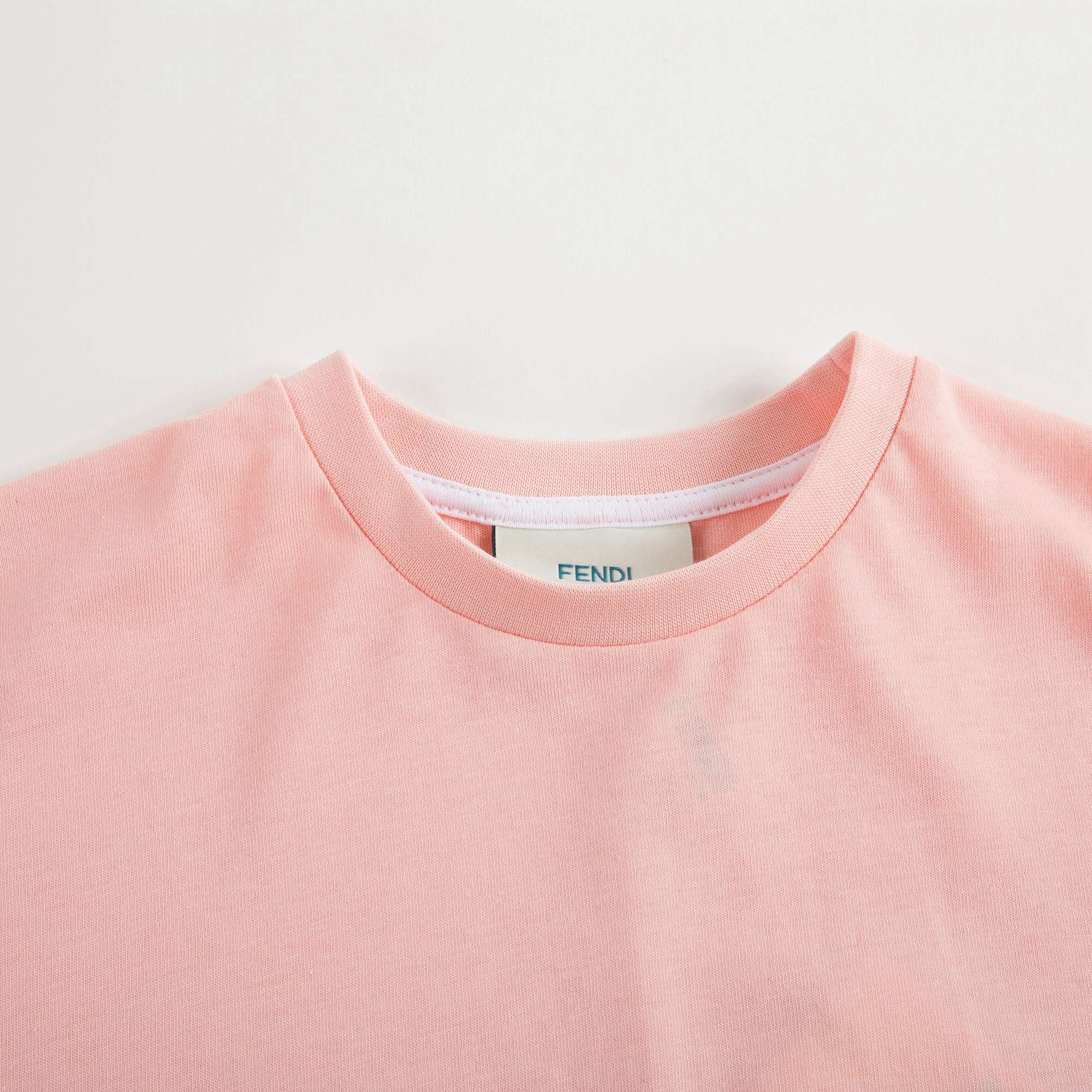 Girls Pink Cotton T-shirt